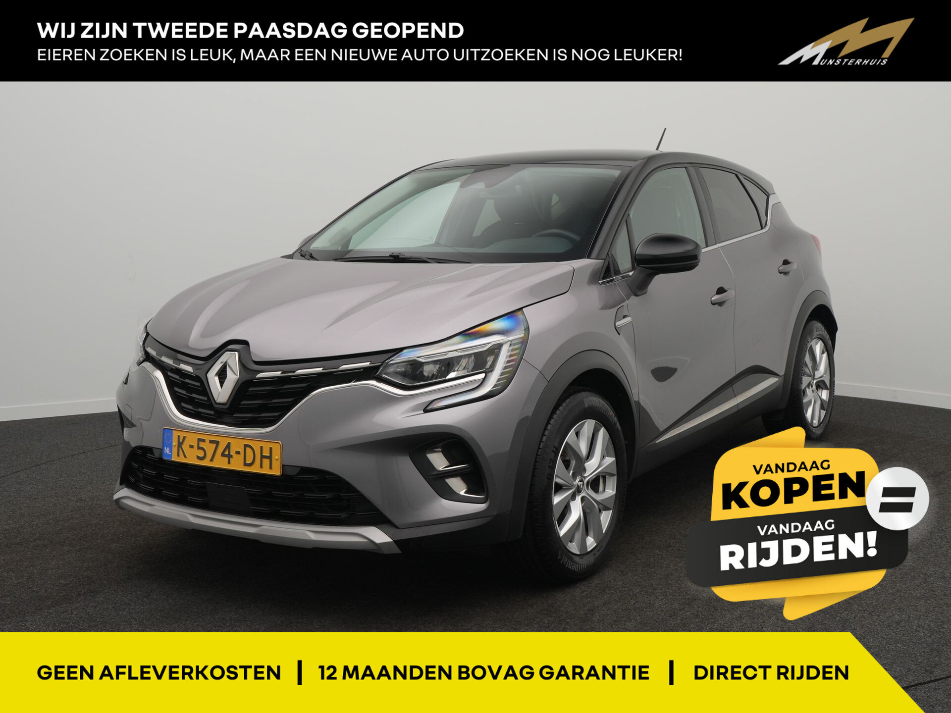 Renault Captur TCe 100 Intens - Occasion Lease vanaf €529 p/m