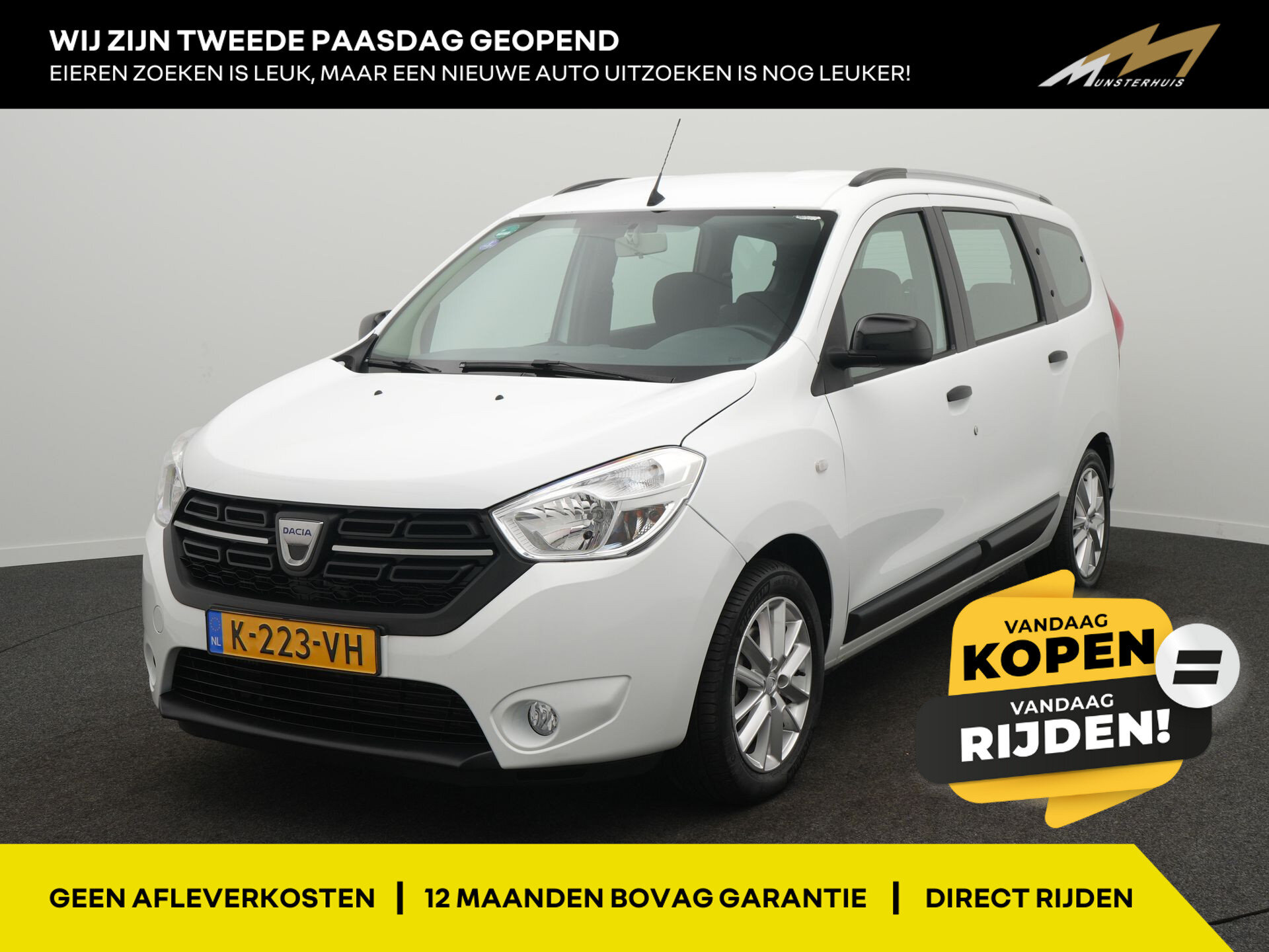 Dacia Lodgy TCe 130 Comfort - Occasion Lease vanaf €514 p/m