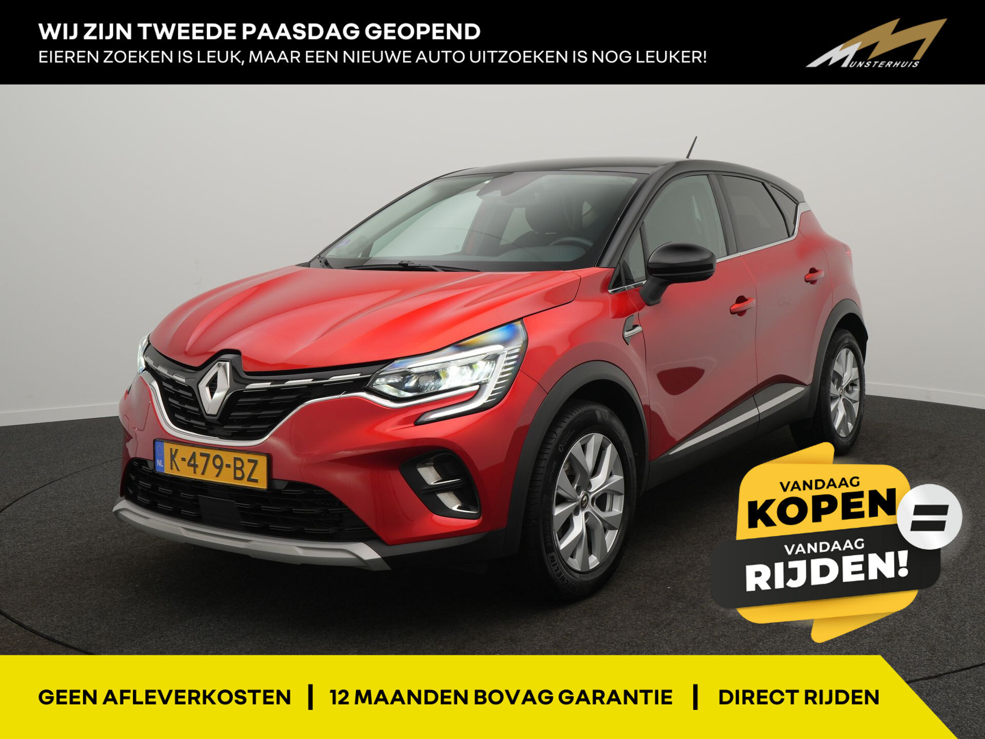 Renault Captur TCe 100 Intens - Occasion Lease vanaf €519 p/m
