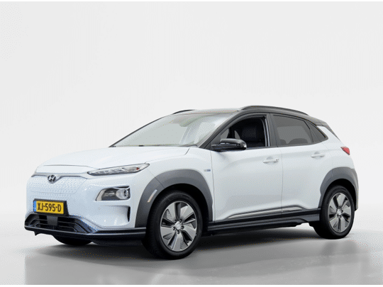 Hyundai Kona EV Premium 64 kWh | Warmtepomp | Leder | Zwart dak