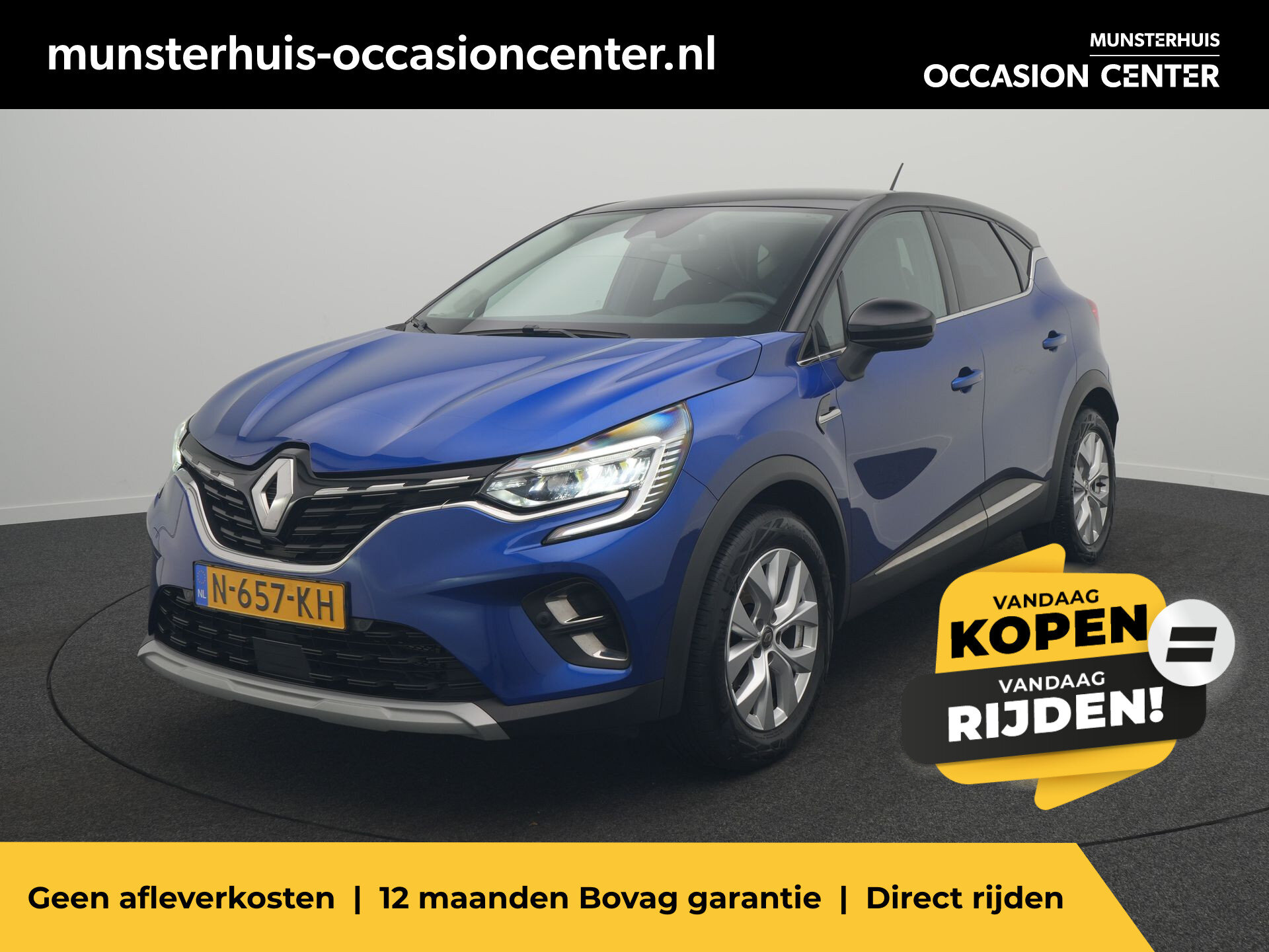 Renault Captur TCe 90 Intens - Occasion Lease vanaf €414 p/m