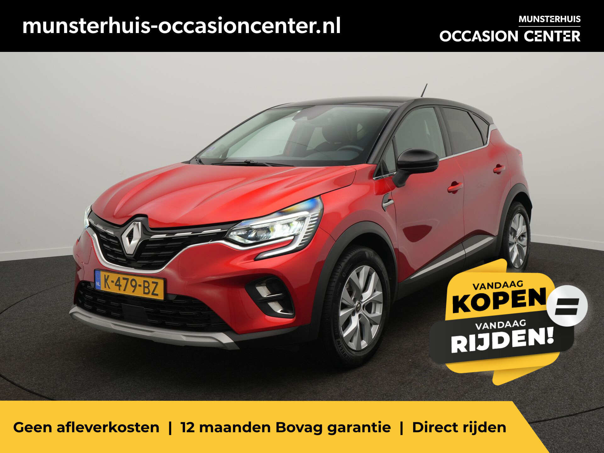 Renault Captur TCe 100 Intens - Occasion Lease vanaf €519 p/m