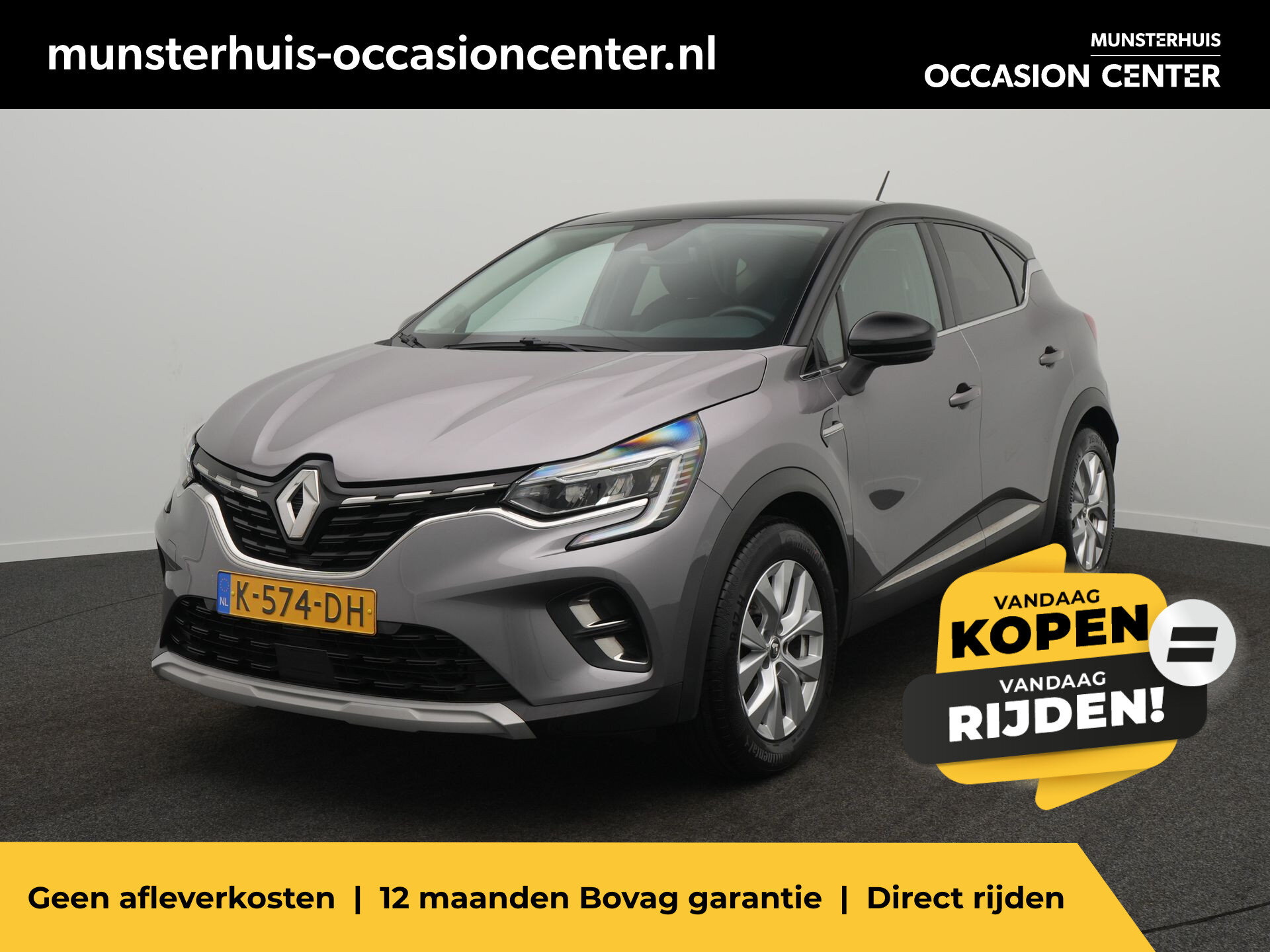 Renault Captur TCe 100 Intens - Occasion Lease vanaf €529 p/m