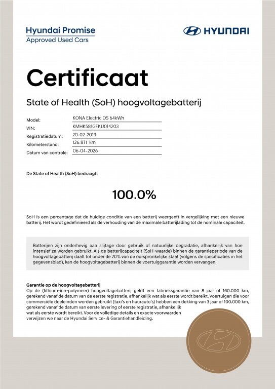 Hyundai Kona EV Premium 64 kWh | Warmtepomp | Leder | Zwart dak - Afbeelding 5