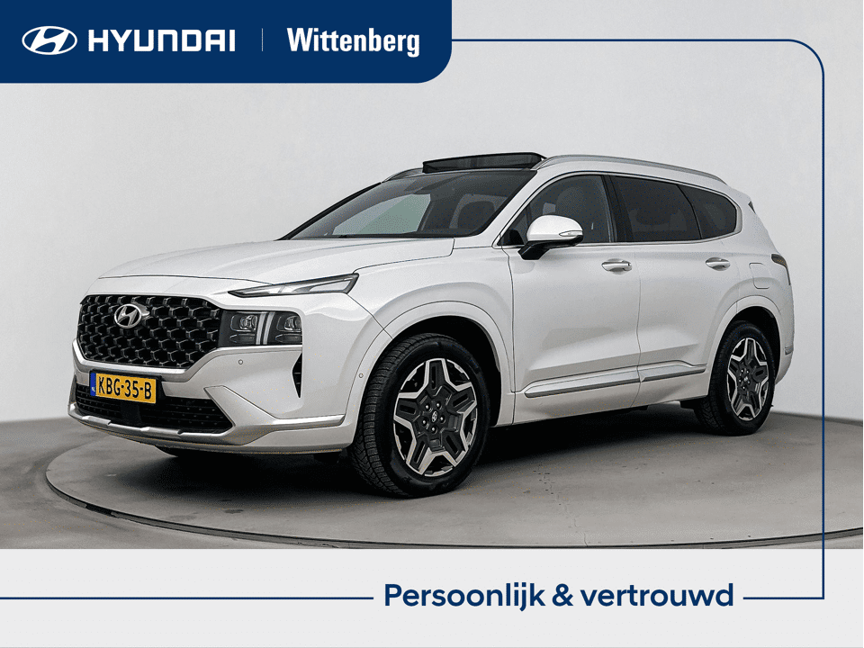 Hyundai Santa Fe 1.6 T-GDI HEV Premium Plus Sky 7persoons 4WD - Afbeelding 1