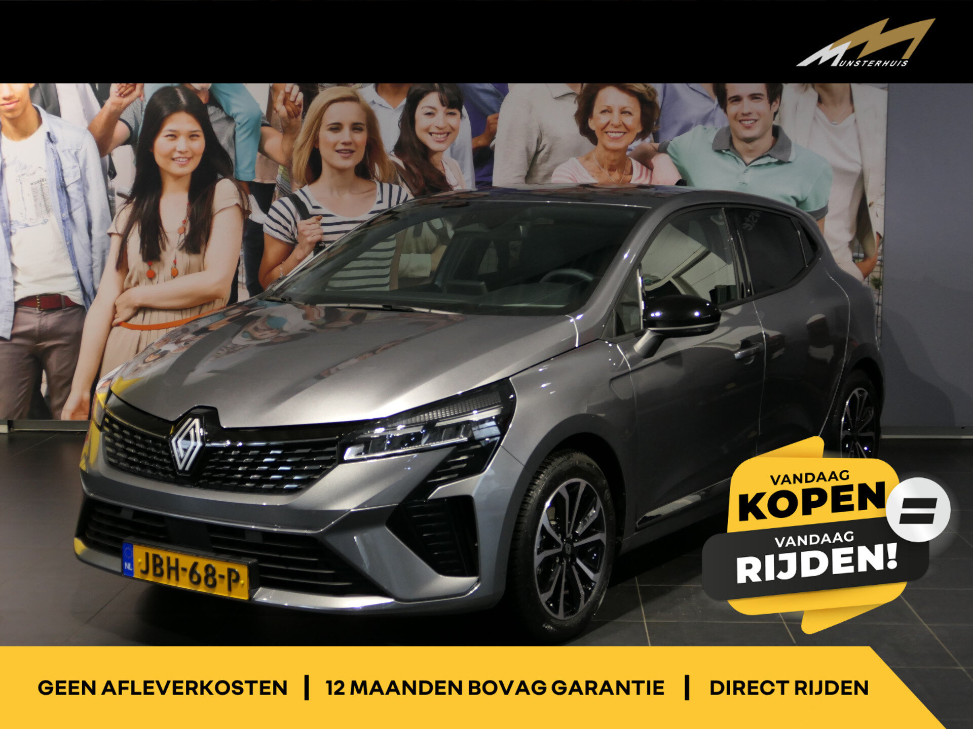 Renault Clio 1.6 E-Tech Full Hybrid 145 techno - Occasion Lease vanaf €429 p/m -