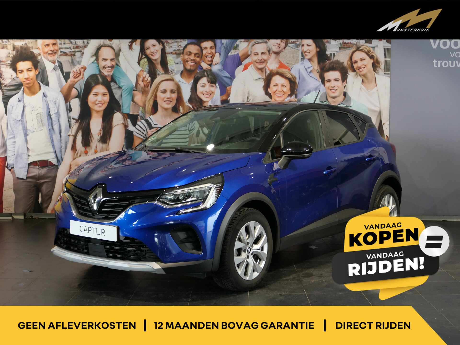 Renault Captur 1.0 TCe 90 evolution - Occasion Lease vanaf €374 p/m -