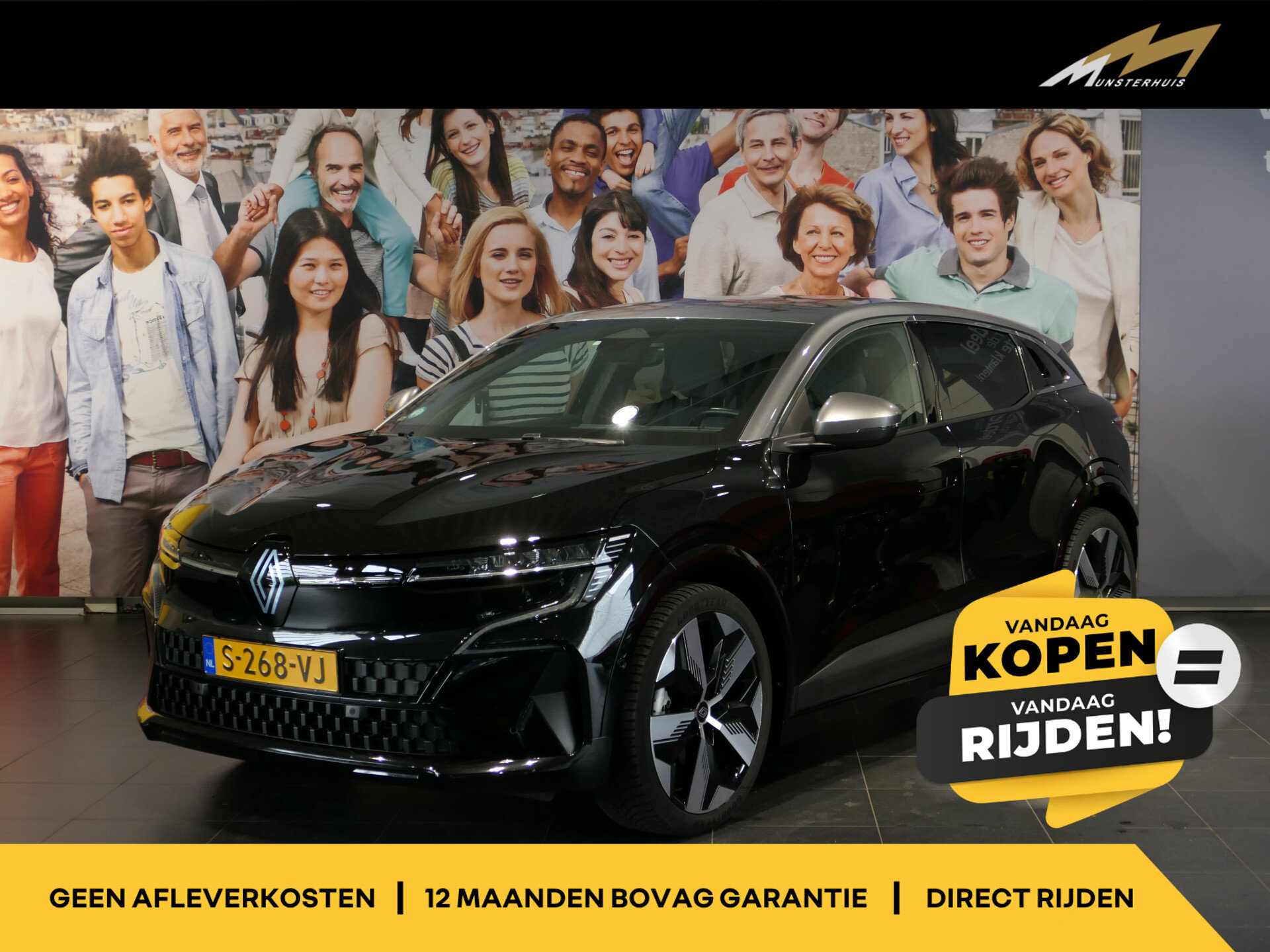 Renault Megane E-Tech EV60 Optimum Charge Techno - Occasion Lease vanaf €534 p/m - *Vraag naar beschikbaarheid*