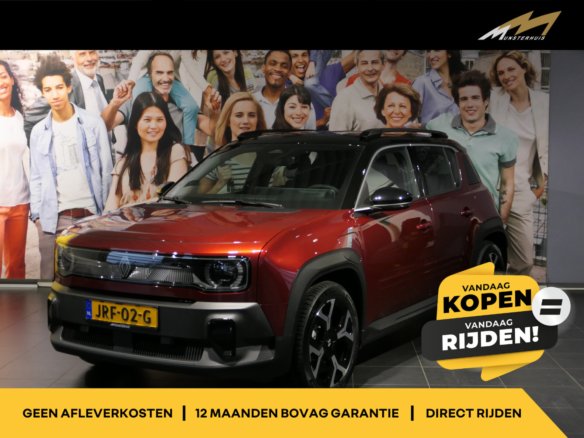 Renault 4 comfort range techno 52 kWh - Occasion Lease vanaf €559 p/m -