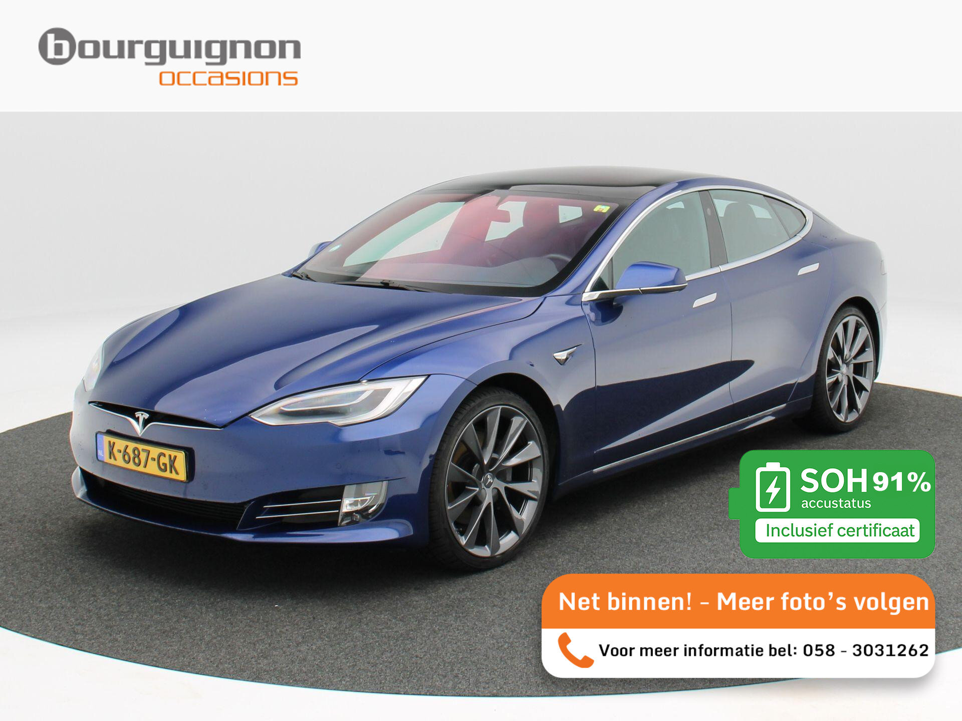 Tesla Model S Long Range 422 Pk - Afbeelding 1