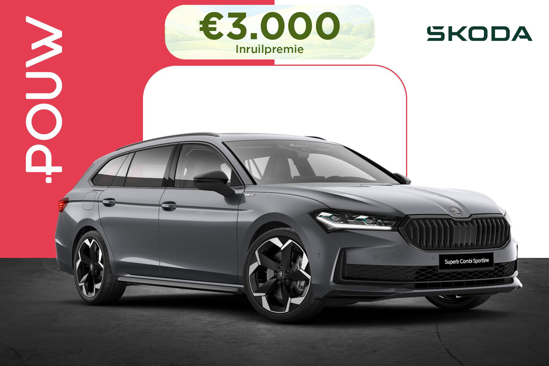 Skoda Superb Combi 1.5 TSI 204pk PHEV Sportline Business - Afbeelding 1