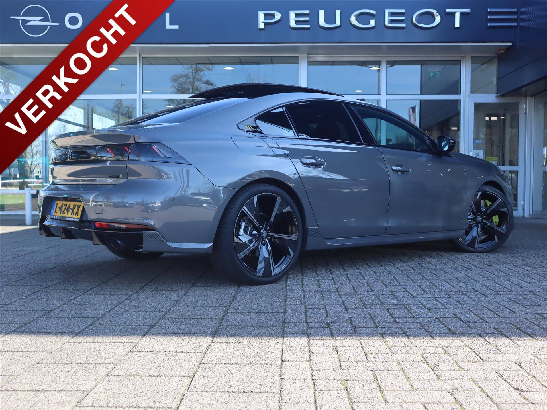Peugeot 508 Berline PSE HYbrid 360PK e-EAT8 Automaat, Rijklaarprijs, Panoramisch schuif/kanteldak Navigatie FOCAL HiFi 7,4 kW lader