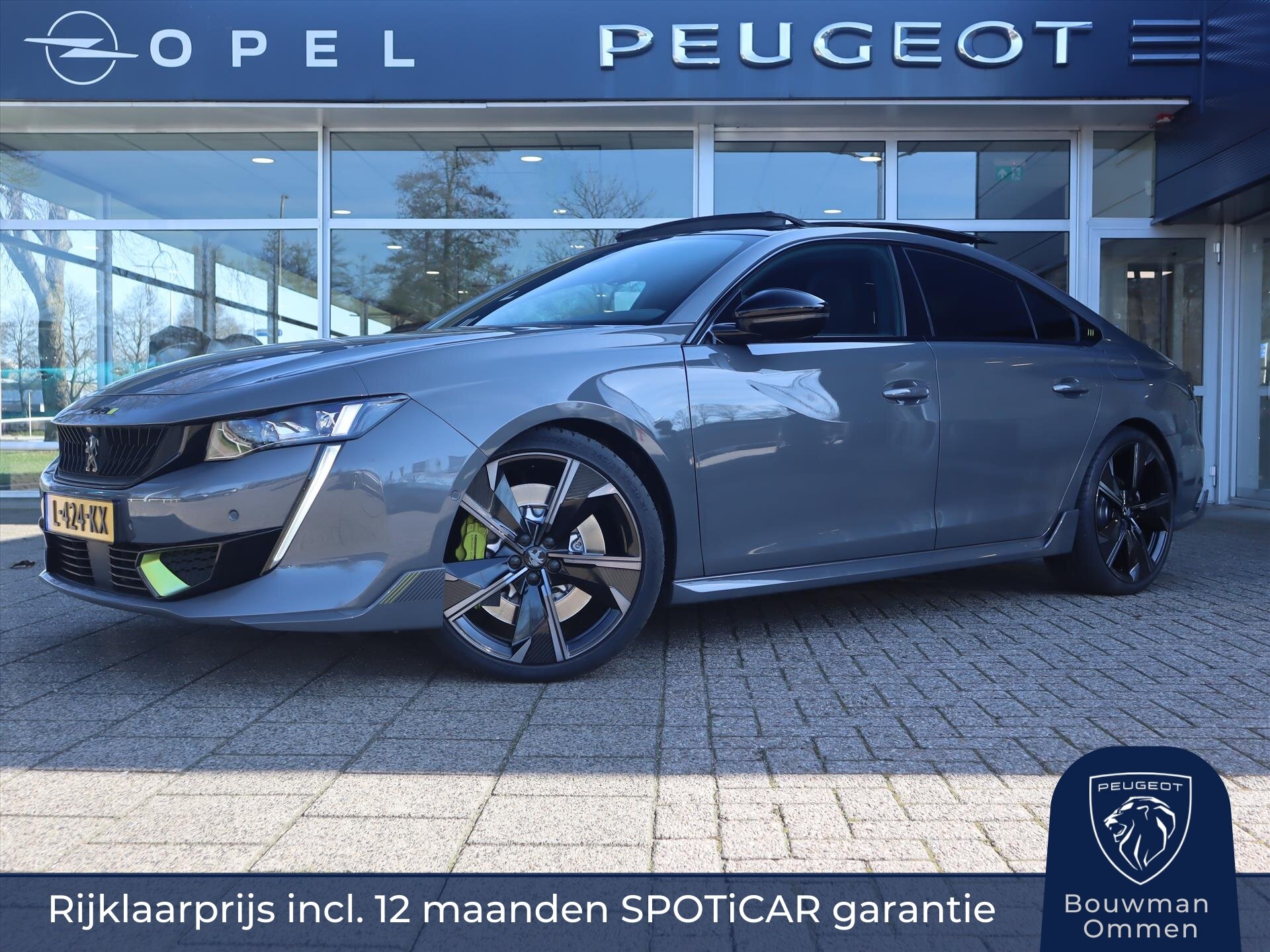 Peugeot 508 Berline PSE HYbrid 360PK e-EAT8 Automaat, Rijklaarprijs, Panoramisch schuif/kanteldak Navigatie FOCAL HiFi 7,4 kW lader - Afbeelding 2