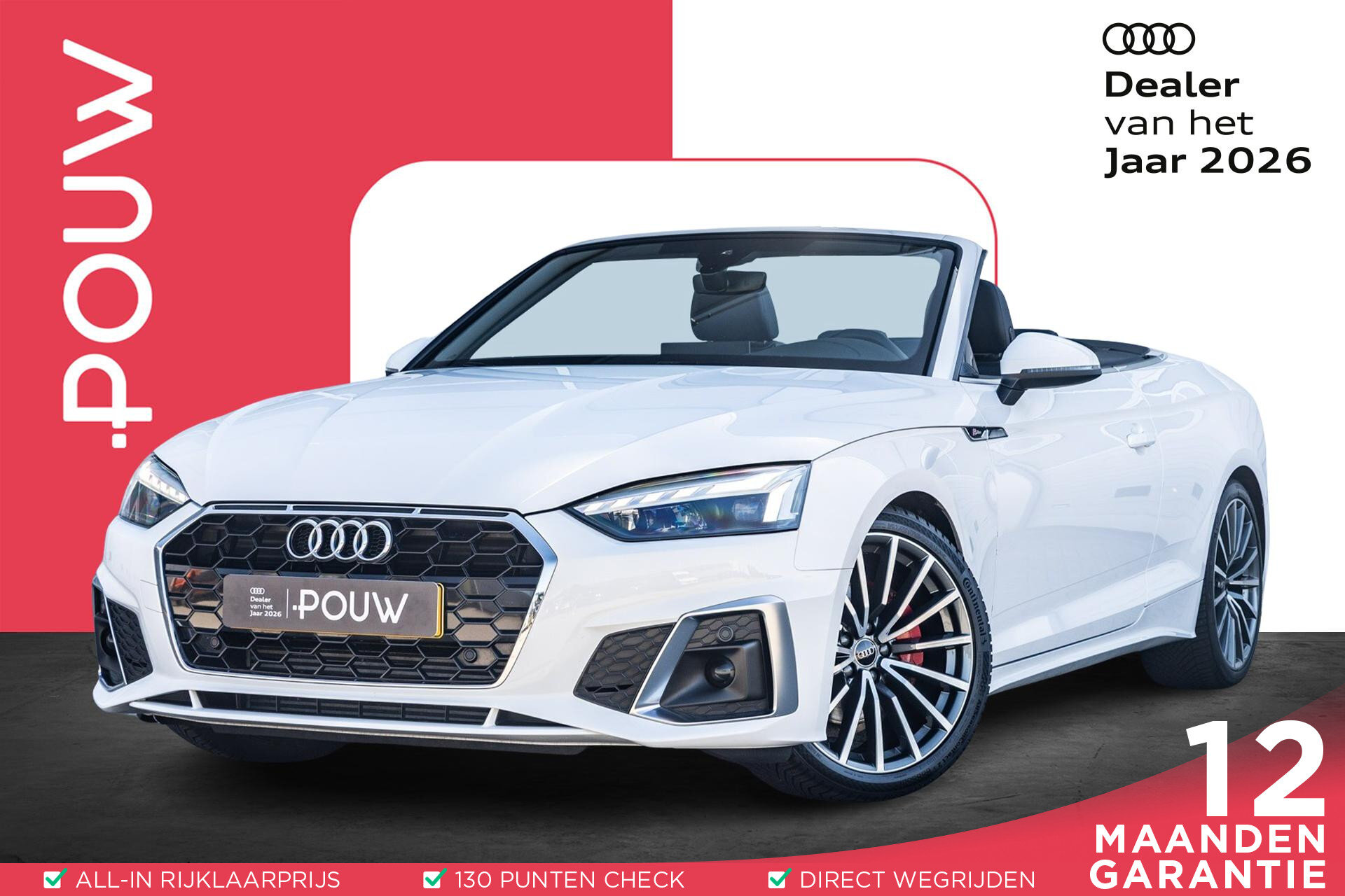 Audi A5 Cabriolet 40 TFSI 204pk S edition