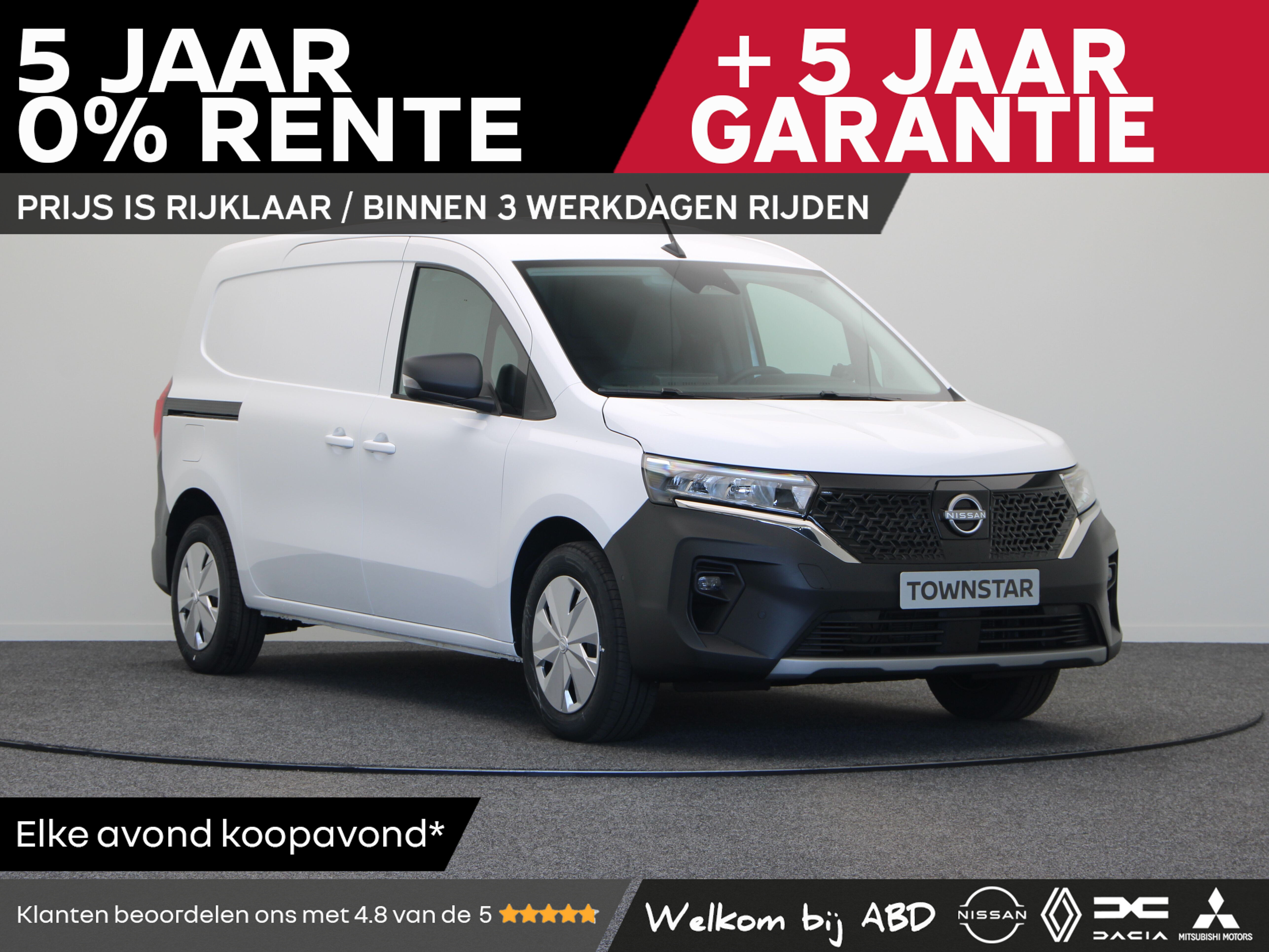 Nissan Townstar Gesloten Bestel L2H1 44 kWh 122 1AT N-Connecta | Vijf jaar garantie | Rijklaarprijs |