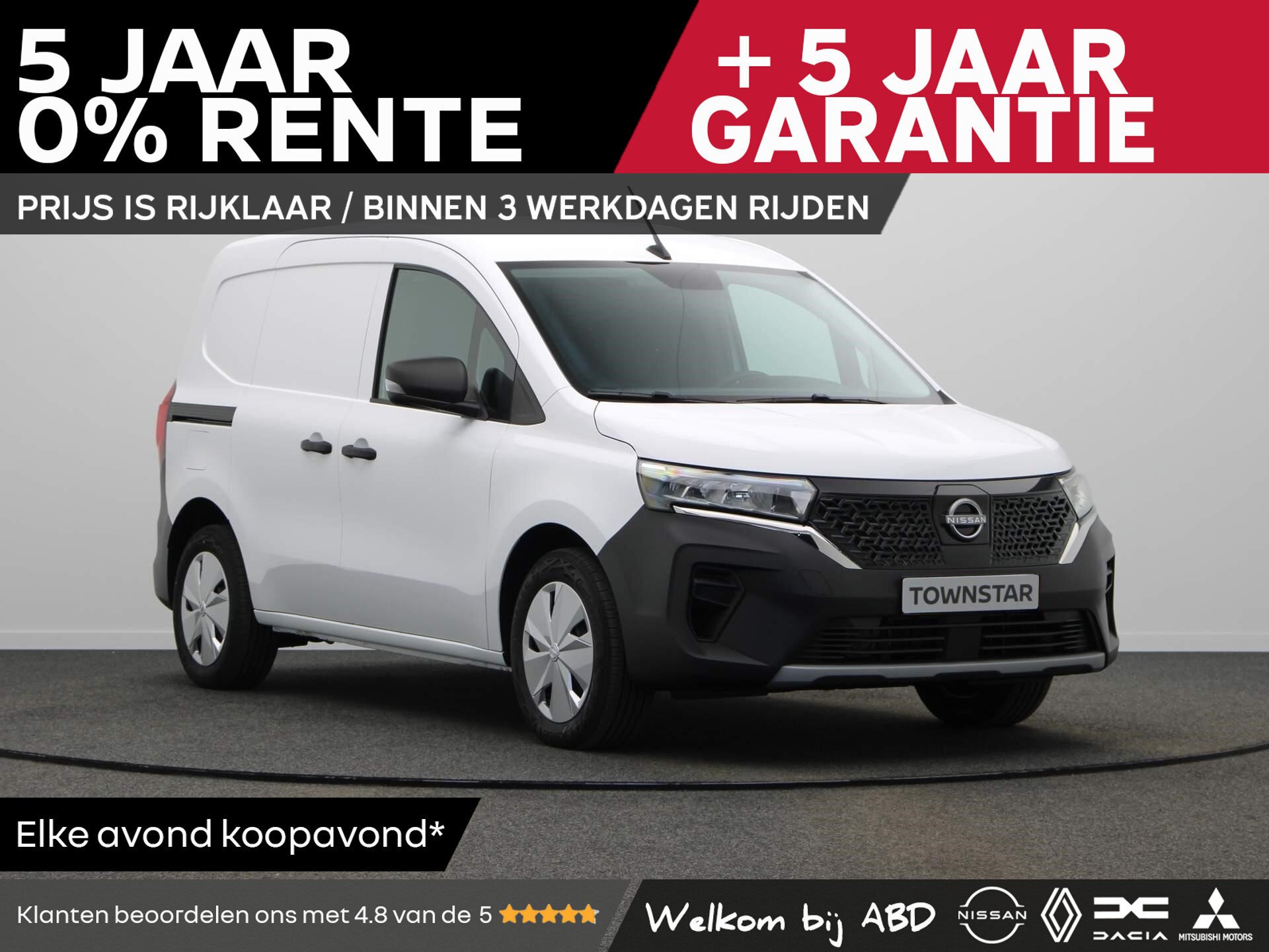Nissan Townstar Gesloten Bestel L1H1 EV 121 1AT N-Connecta | Vijf jaar garantie | Rijklaarprijs |