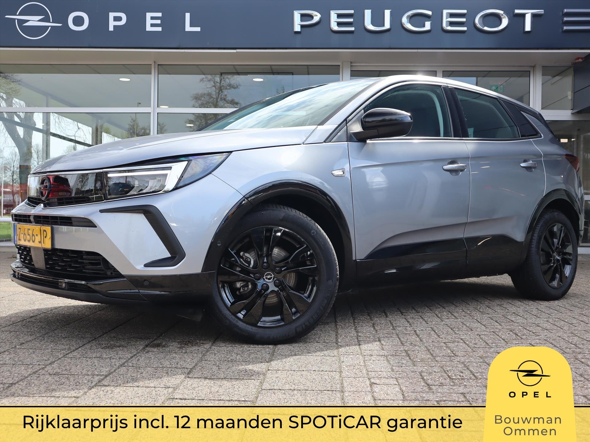 Opel Grandland GS Turbo Hybrid 145pk eDCT Automaat, Rijkaarprijs, Navigatie Camera Stoel- en stuurverwarming Adaptieve cruise