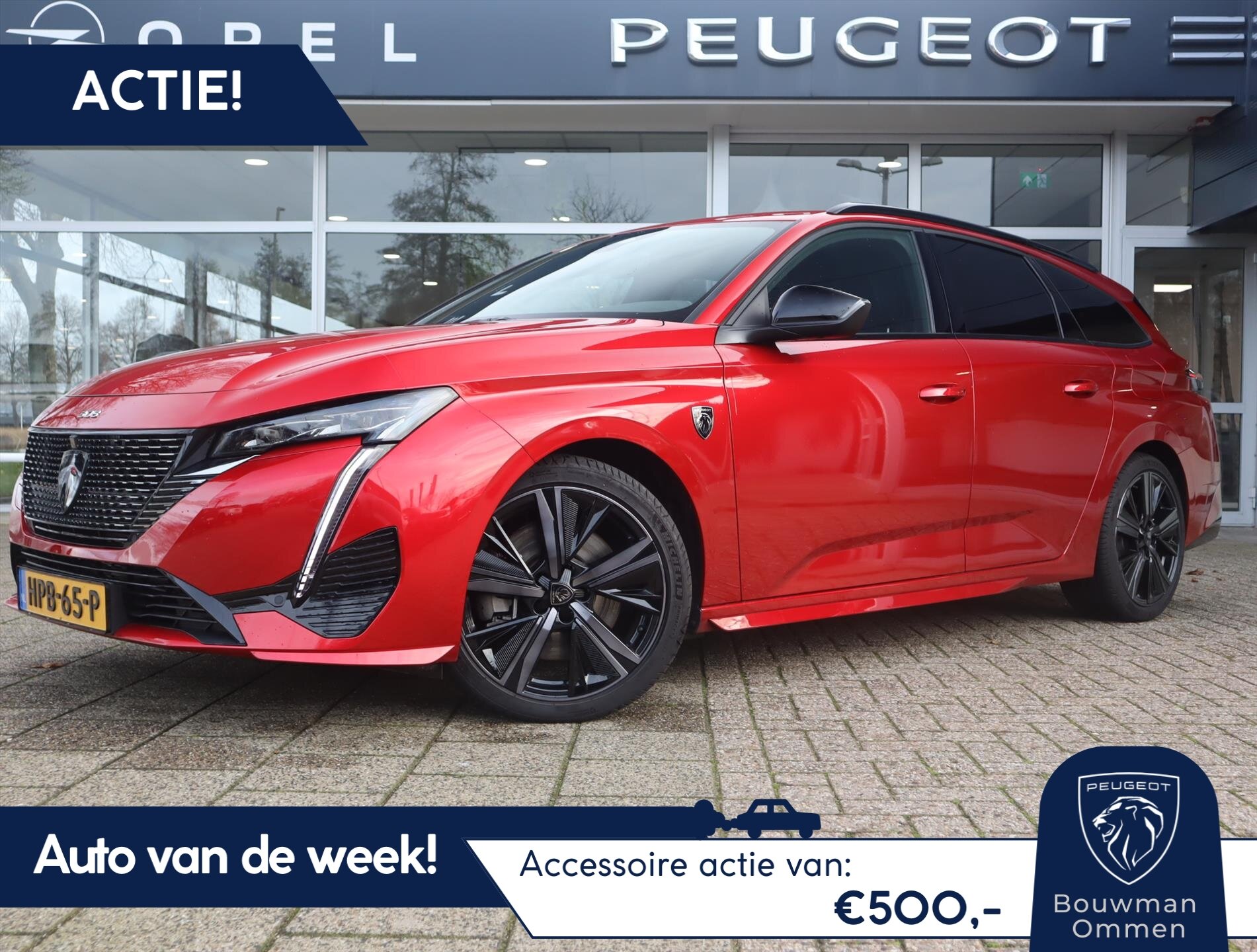 Peugeot 308 Sw GT *Auto van de Week* 1.6 Plug-in HYbrid 180PK e-EAT8 Automaat, Rijklaarprijs, Stoelverwarming Stuurwielverwarming Camera
