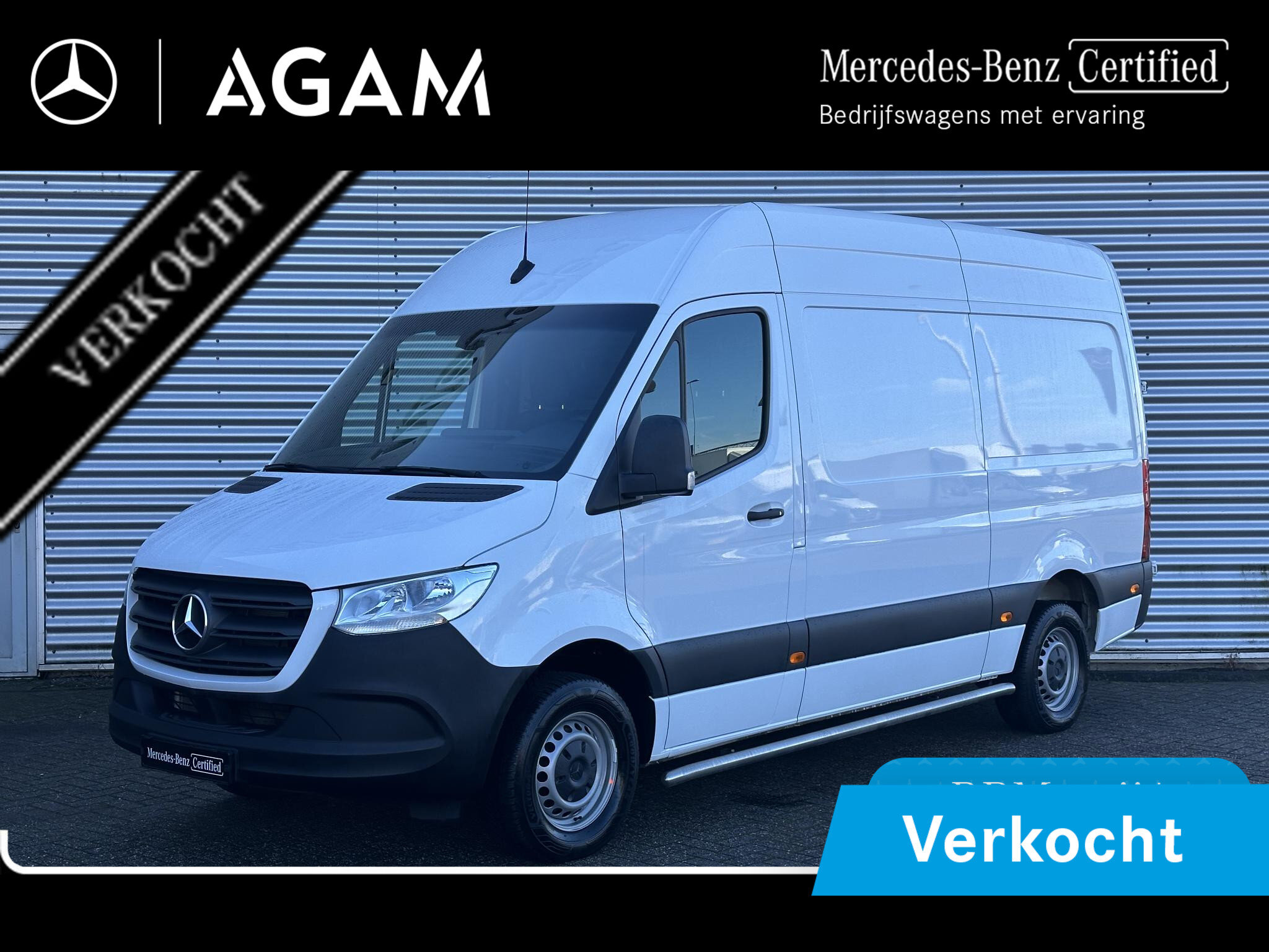 Mercedes-Benz Sprinter 317 CDI  L2H2 Automaat Carplay Navigatie Camera - Afbeelding 1