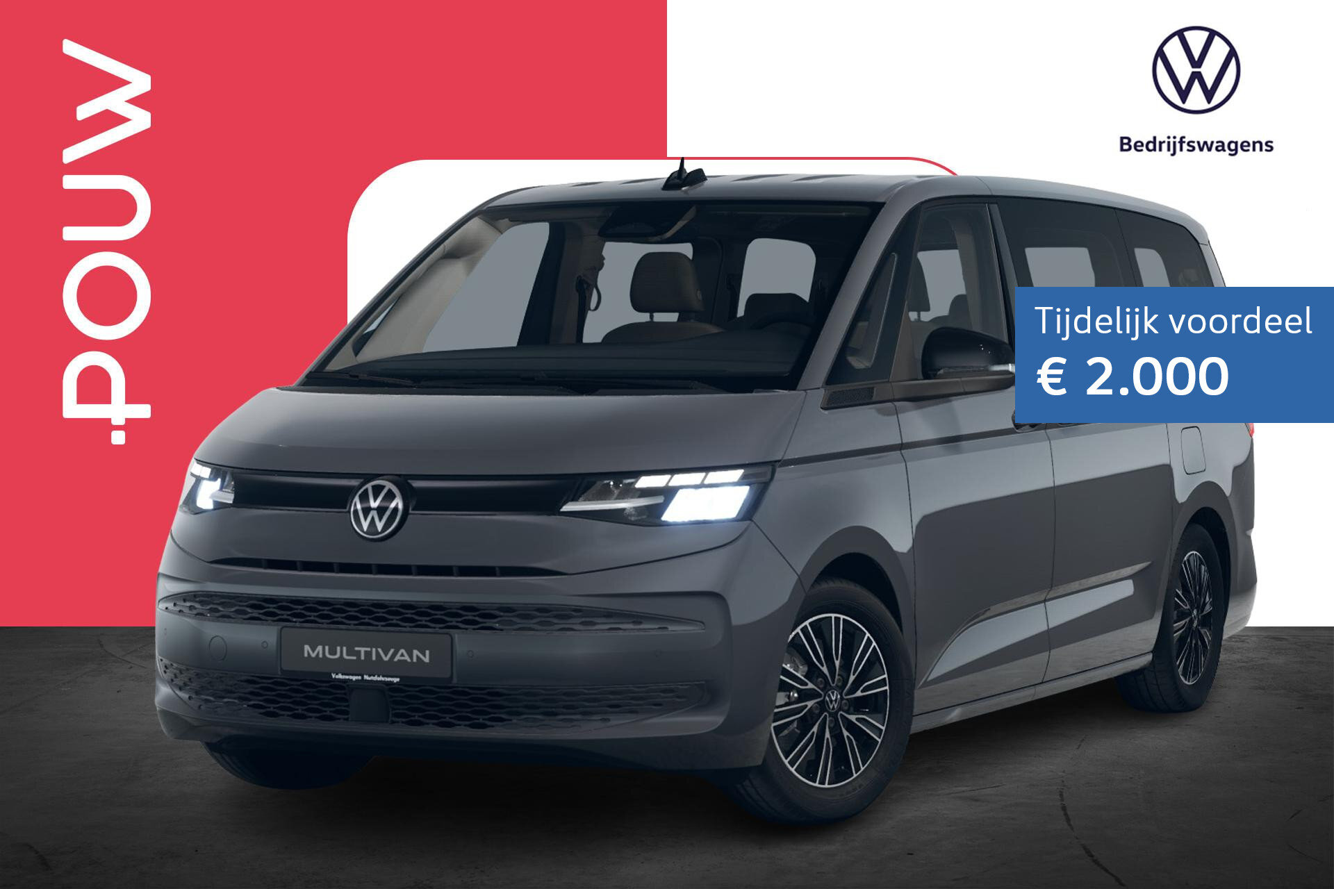 Volkswagen Multivan 1.5 eHybrid 245pk DSG L2 Economy Business 4Motion