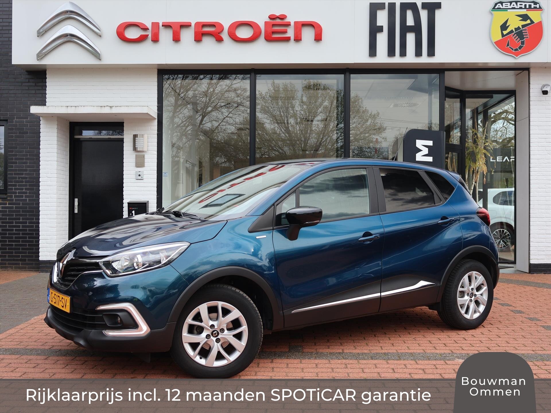 Renault Captur TCe 90PK S&S Limited, Rijklaarprijs | Navigatie | Parkeersensoren | Lichtmetalen wielen