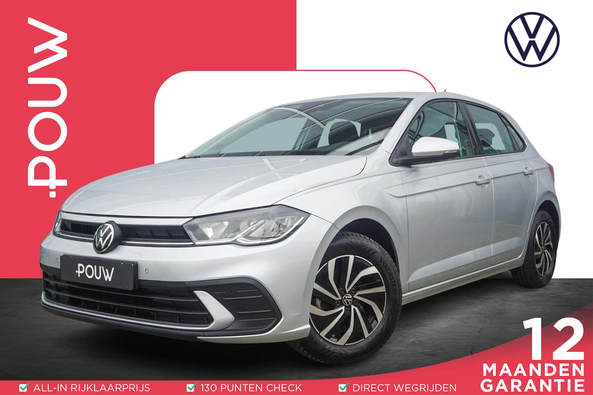 Volkswagen Polo 1.0 TSI 95pk Life - Afbeelding 1
