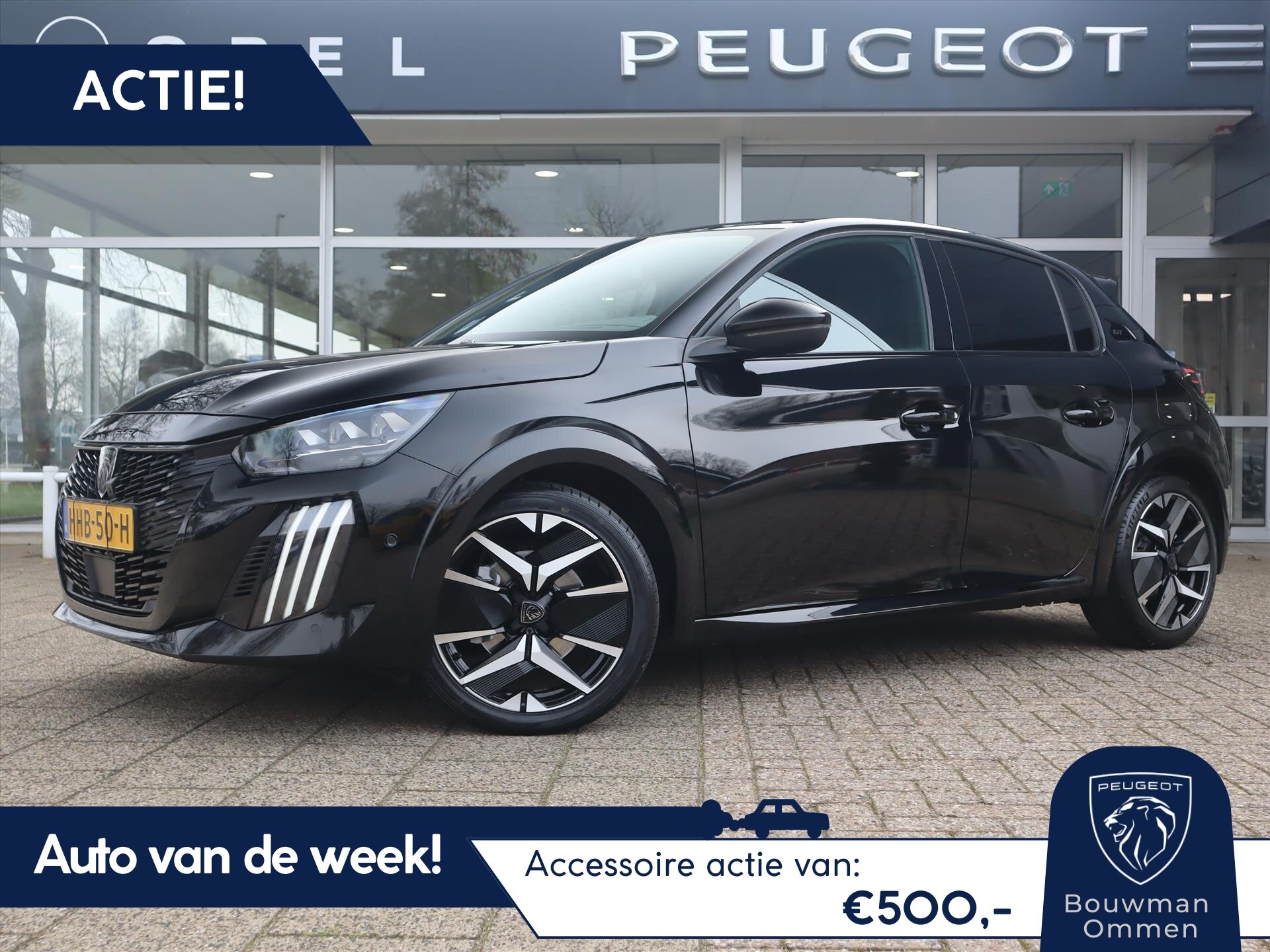 Peugeot 208 *Auto van de Week* GT HYBRID 145pk e-DCS6 automaat, Rijklaarprijs, Camera voor en achter Adaptieve cruise control Keyless entry & start