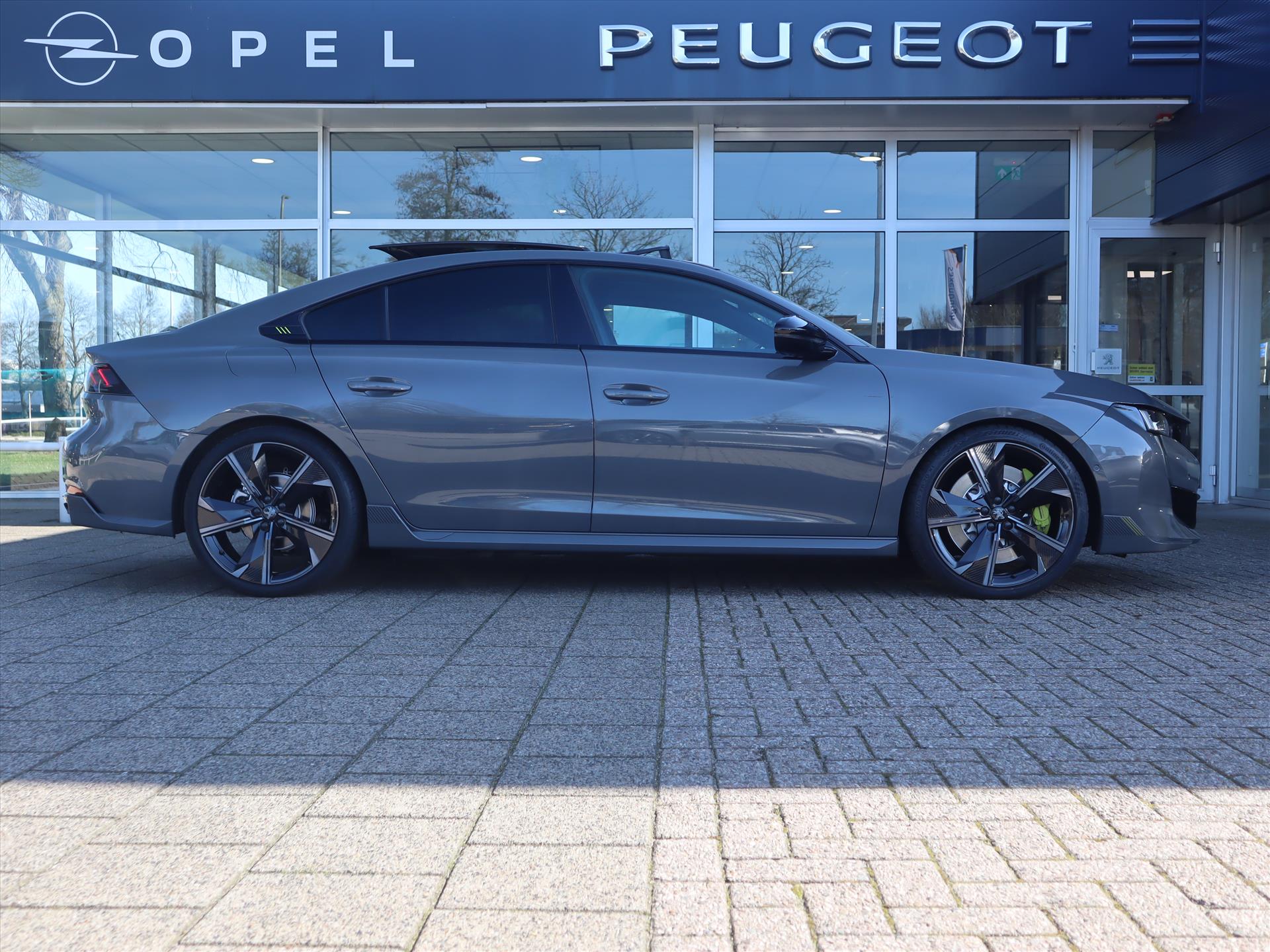 Peugeot 508 Berline PSE HYbrid 360PK e-EAT8 Automaat, Rijklaarprijs, Panoramisch schuif/kanteldak Navigatie FOCAL HiFi 7,4 kW lader - Afbeelding 4
