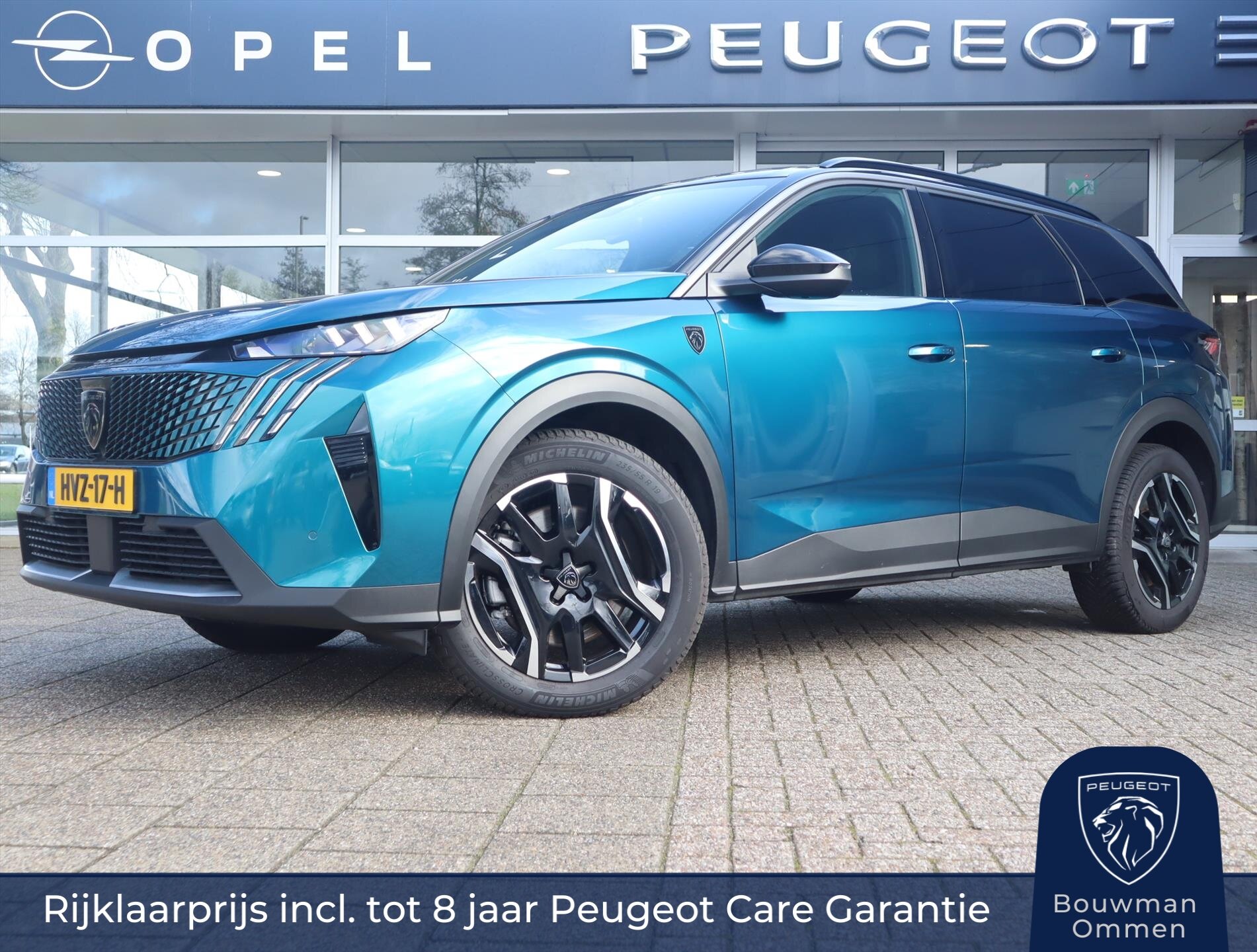 Peugeot 5008 SUV GT Plug-in Hybrid 195pk e-DCS7 Automaat, Rijklaarprijs, Adaptieve cruise control Stoel- en stuurverwarming Elektrische kofferklep Trekhaak