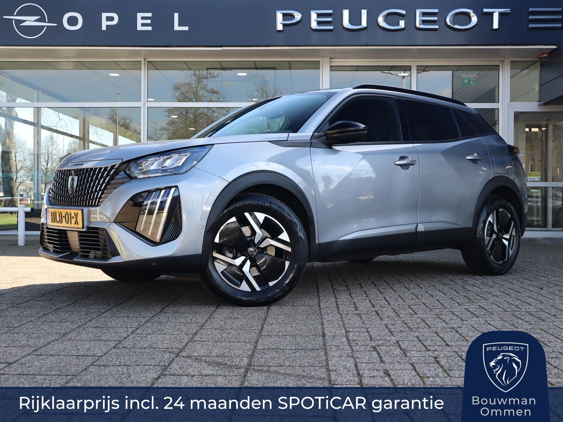 Peugeot 2008 SUV Allure Mild Hybride 145PK e-DCS6 Automaat, Rijklaarprijs, Navigatie 360° Camera Adaptieve Cruise Control DAB+ LED