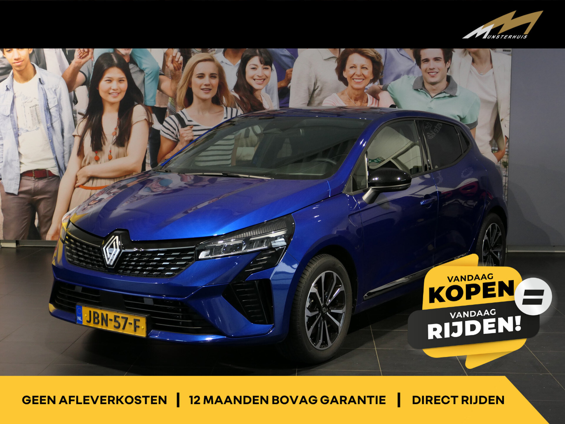 Renault Clio 1.6 E-Tech Full Hybrid 145 techno - Occasion Lease vanaf €429 p/m -