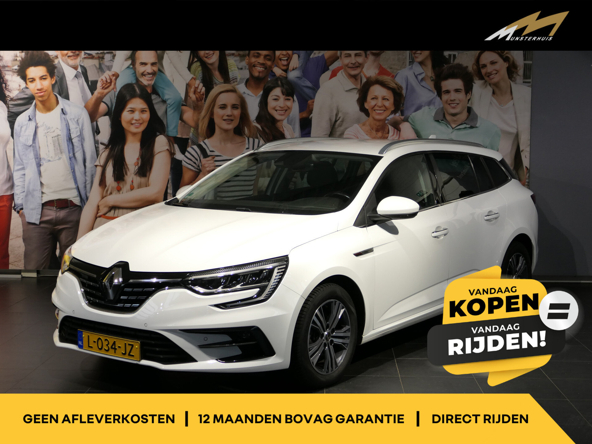 Renault Mégane Estate 1.3 TCe Intens - Occasion Lease vanaf €414 p/m -
