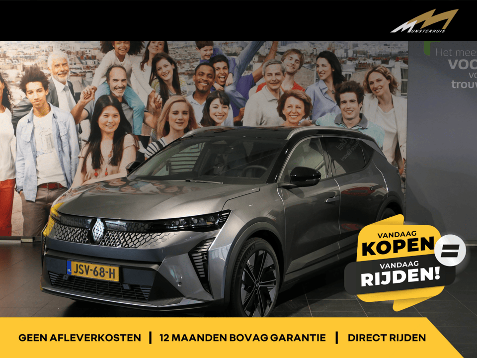 Renault Scénic E-Tech EV87 220PK long range techno - Occasion Lease vanaf €689 p/m - - Afbeelding 1