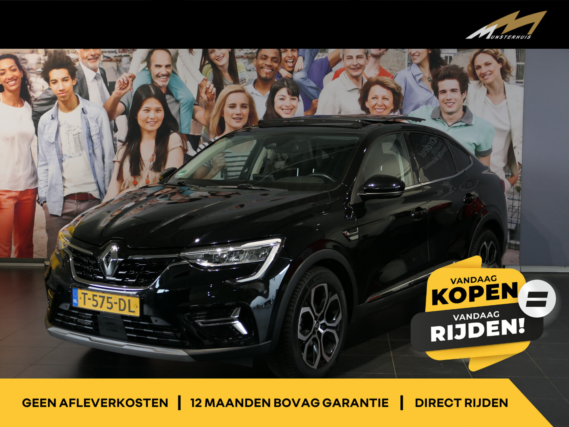 Renault Arkana 1.3 mild hybrid 160 techno - Occasion Lease vanaf €504 p/m -