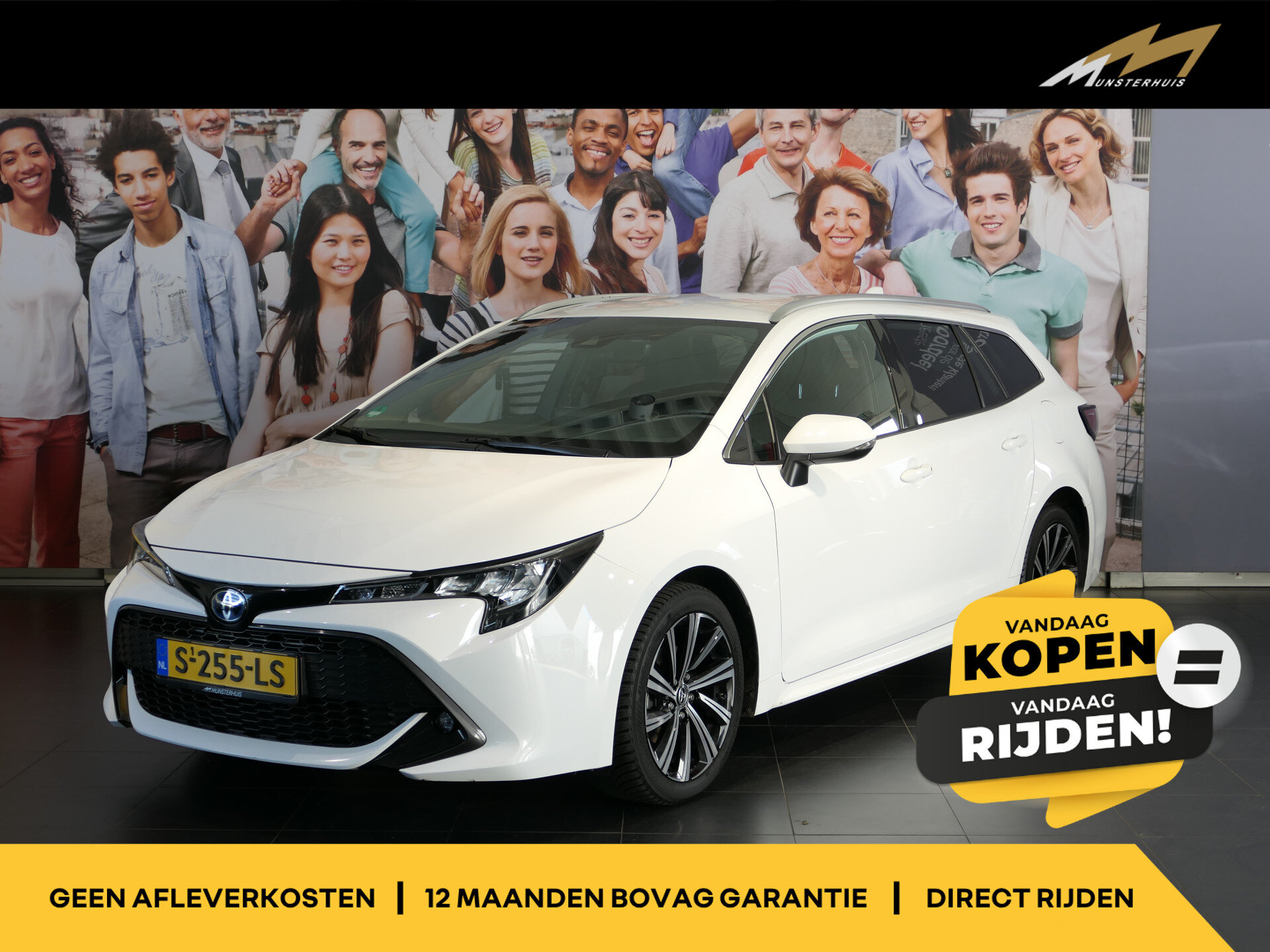 Toyota Corolla Touring Sports 1.8 Hybrid Dynamic - Occasion Lease vanaf €459 p/m -