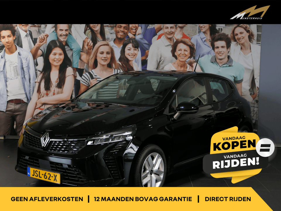 Renault Clio 1.6 E-Tech Full Hybrid 145 evolution - Occasion Lease vanaf €439 p/m - - Afbeelding 1