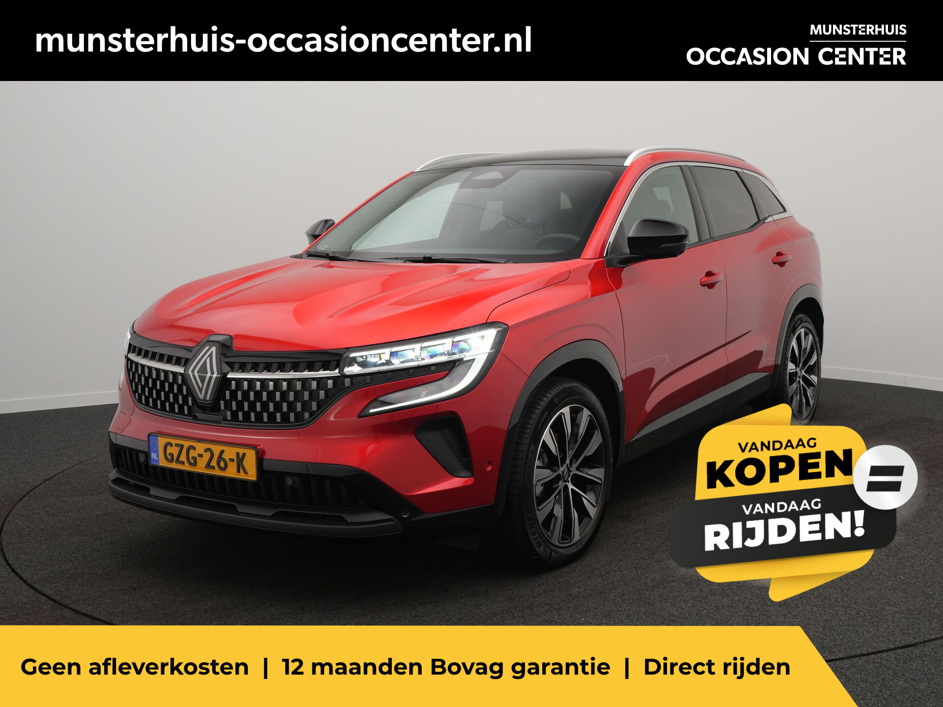 Renault Austral 1.2 Mild Hybrid Advanced 130 Techno - Occasion Lease vanaf €539 p/m