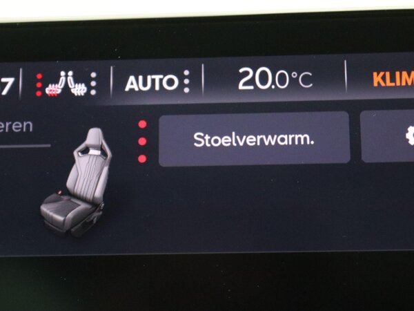 voorstoelen verwarmd