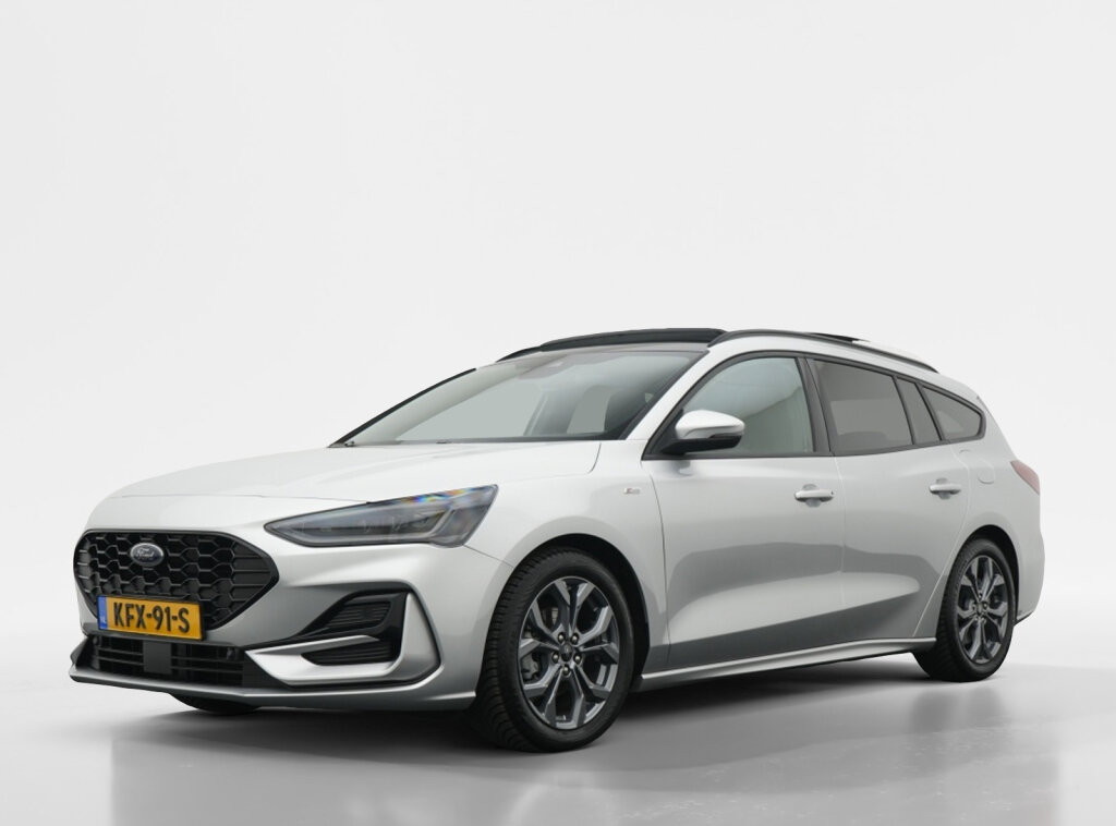 Ford Focus Wagon 1.0 EcoBoost Hybrid ST Line X | Navi | Trekhaak | Panodak | All-