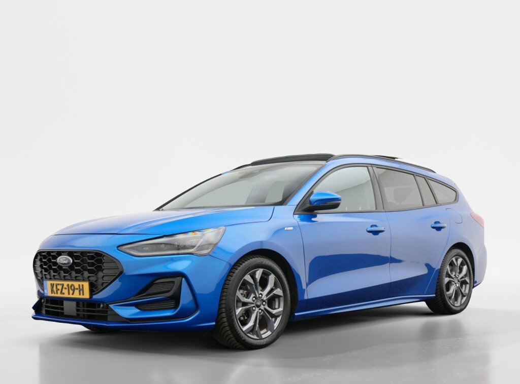 Ford Focus Wagon 1.0 EcoBoost Hybrid ST Line X | Navi | Trekhaak | Panodak | All-