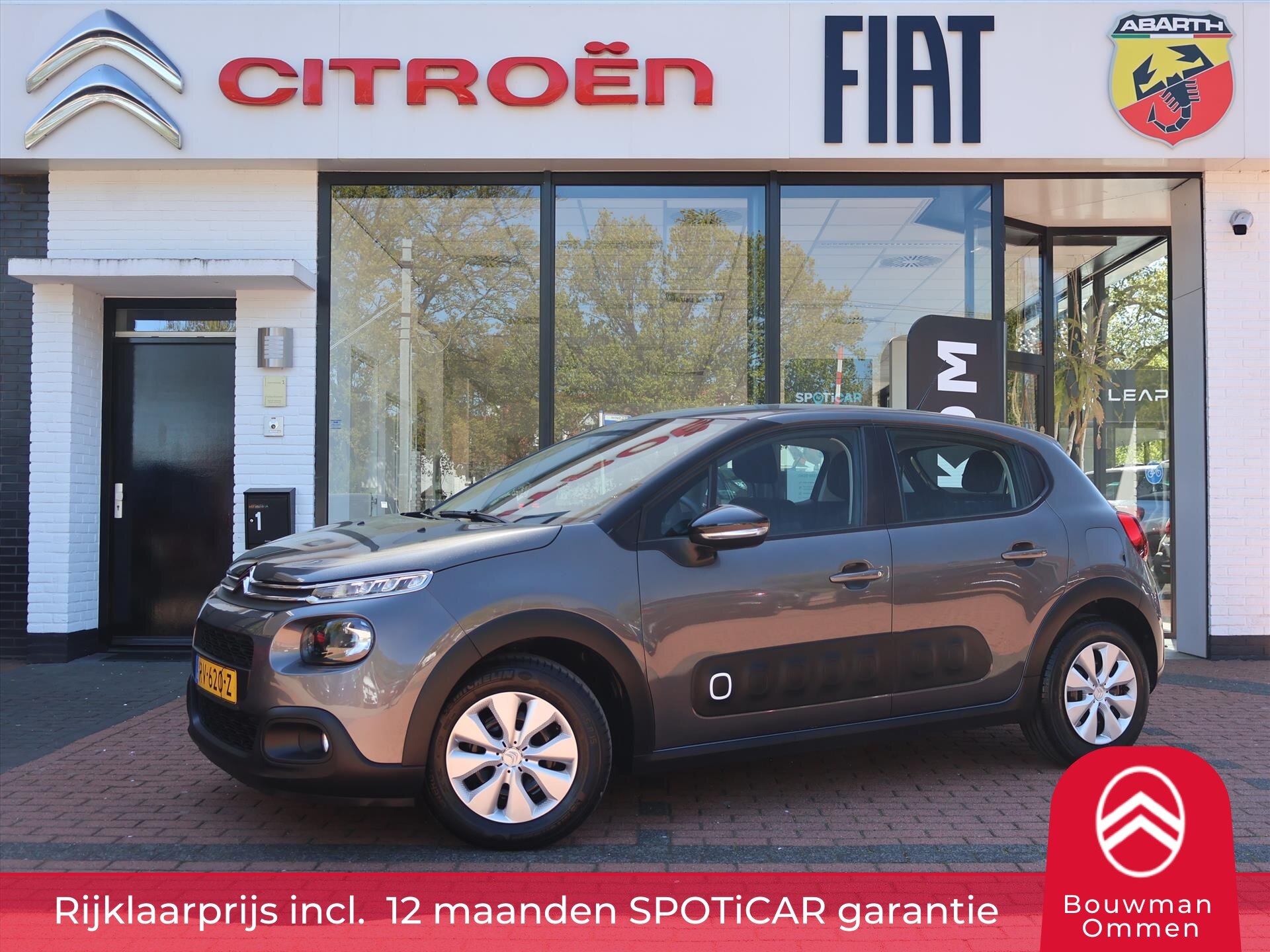 Citroën C3 PureTech 110PK S&S EAT6 Automaat Feel, Rijklaarprijs | Navigatie | DAB+ | Parkeersensoren | Bluetooth - Afbeelding 1