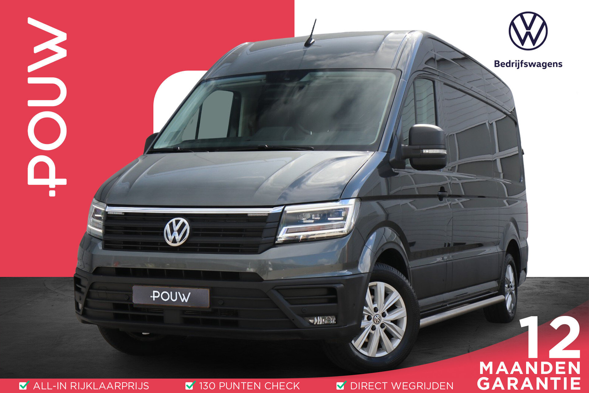 Volkswagen Crafter 35 2.0 TDI 140pk AUT L3H3 Highline - Afbeelding 1