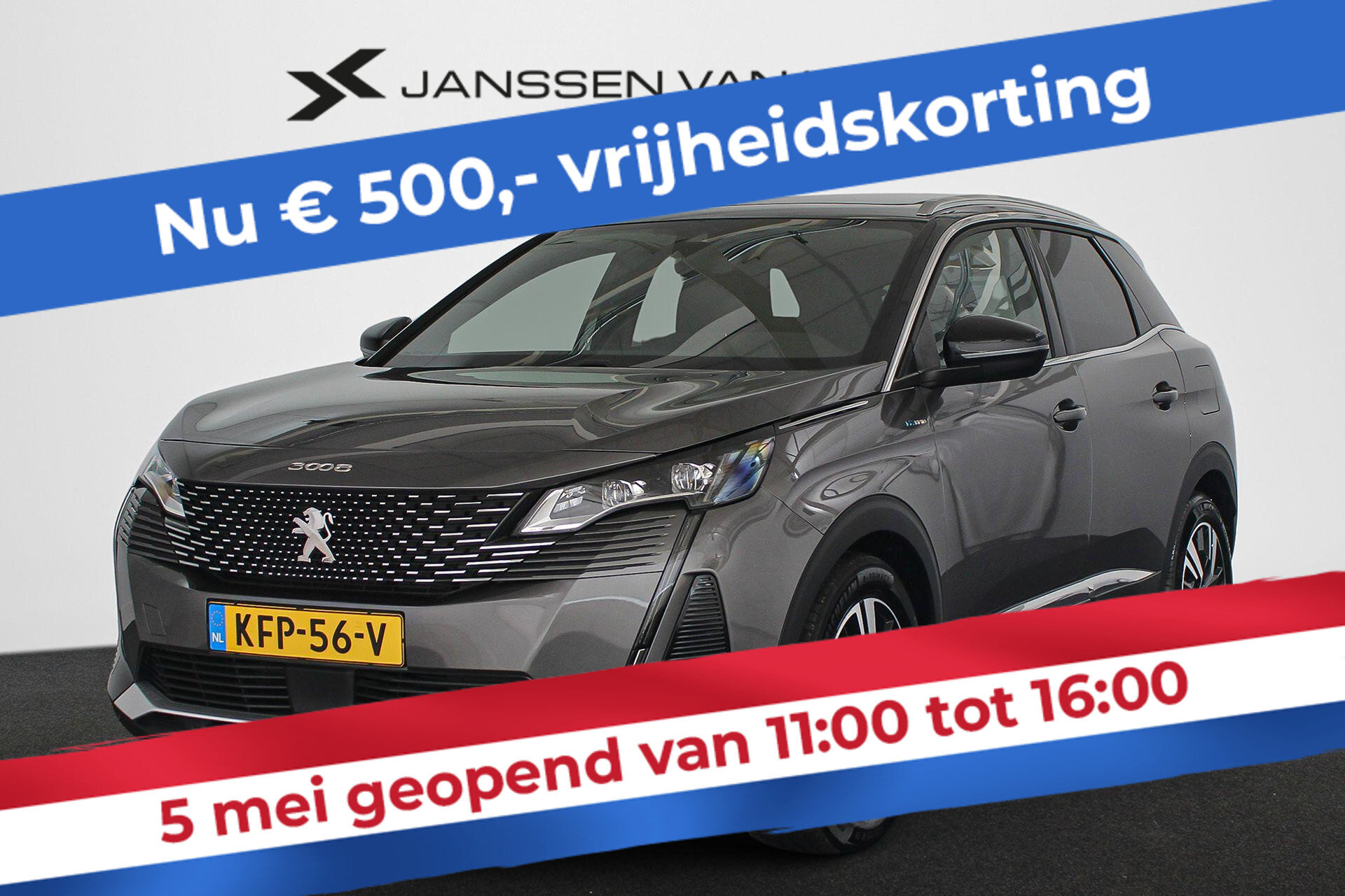 Peugeot 3008 1.6 HYbrid 225 GT - Afbeelding 1