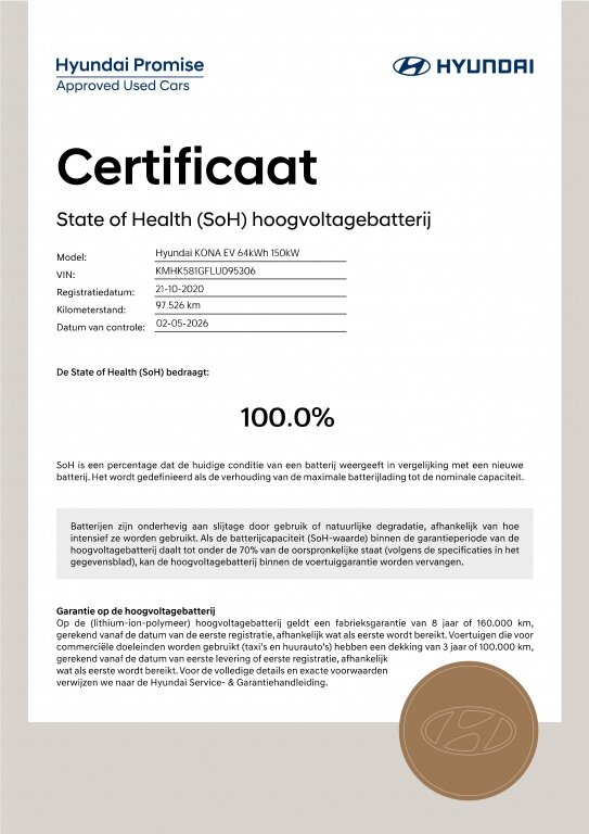 Hyundai Kona EV Premium Sky 64kWh | SOH 100% | Stoelverkoeling | Stoelverwarm - Afbeelding 5