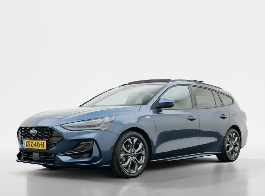 Ford Focus Wagon 1.0 EcoBoost Hybrid ST Line X | Navi | Trekhaak | Panodak | All-