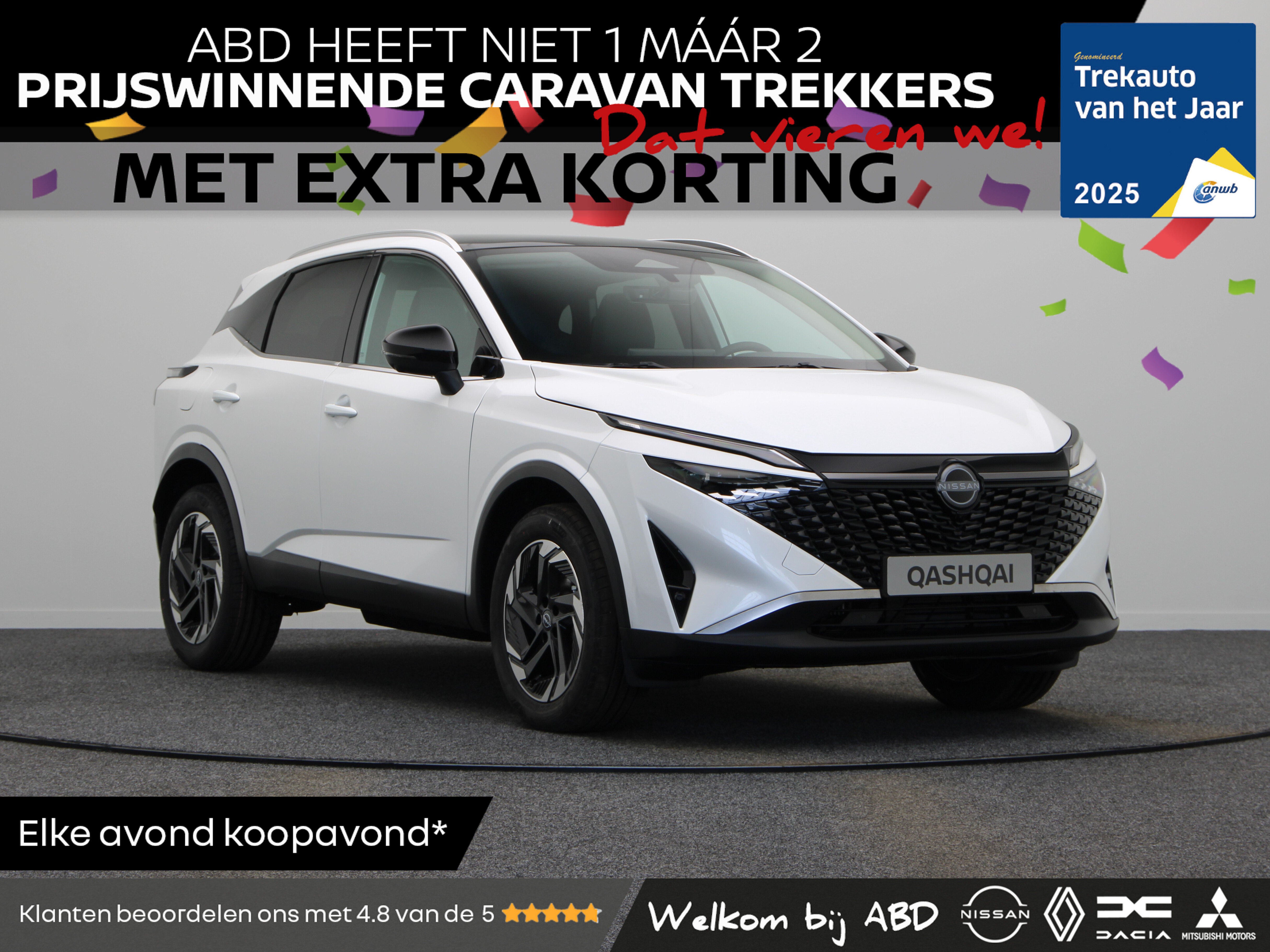 Nissan QASHQAI N-Connecta + Panoramisch glazen dak + Cold Pack Mild-Hybrid 158 Xtronic