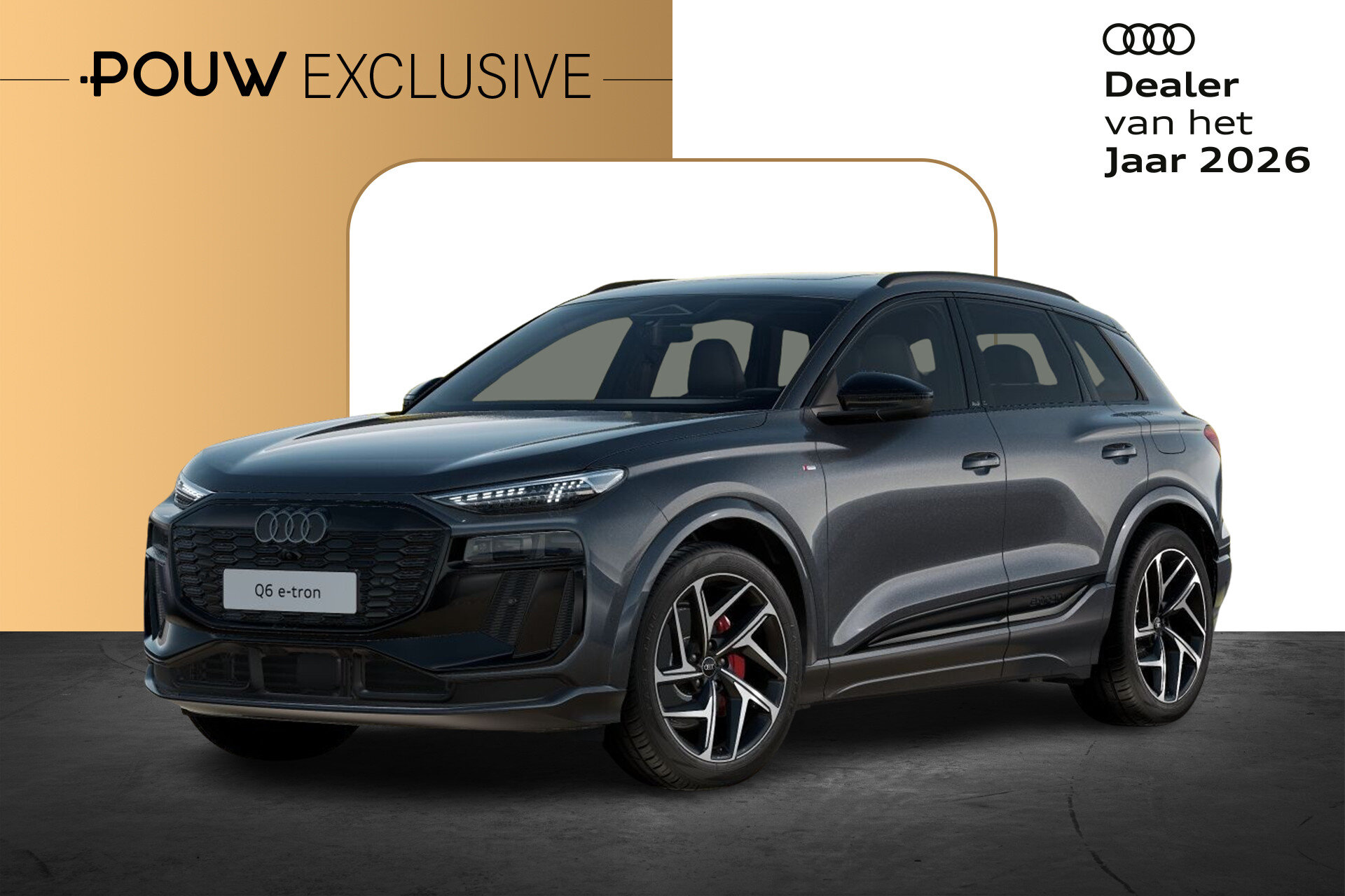 Audi Q6 e-tron S edition performance 306pk 100 kWh