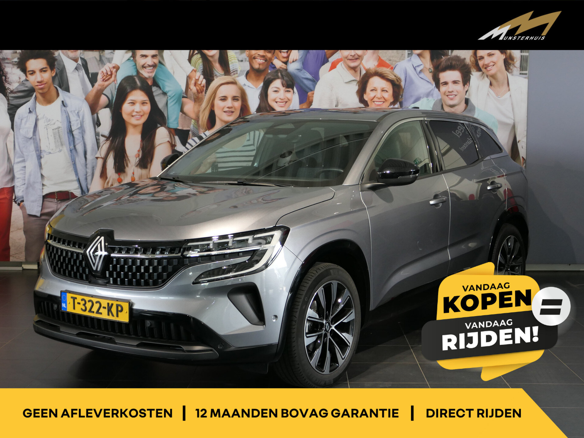 Renault Austral 1.2 mild hybrid advanced 130 techno - Occasion Lease vanaf €634 p/m -