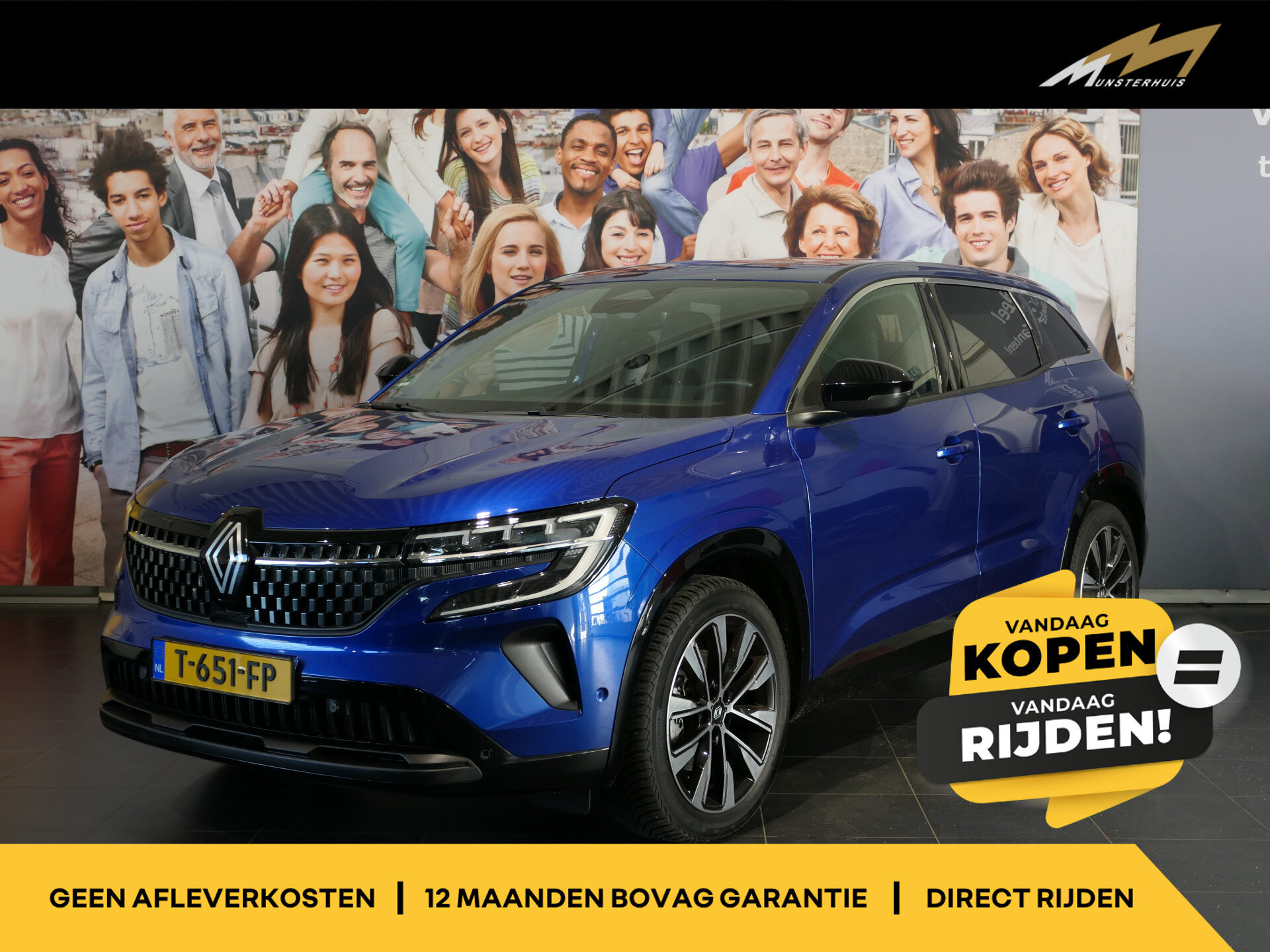 Renault Austral 1.2 E-Tech full hybrid 200 techno - Occasion Lease vanaf €689 p/m -