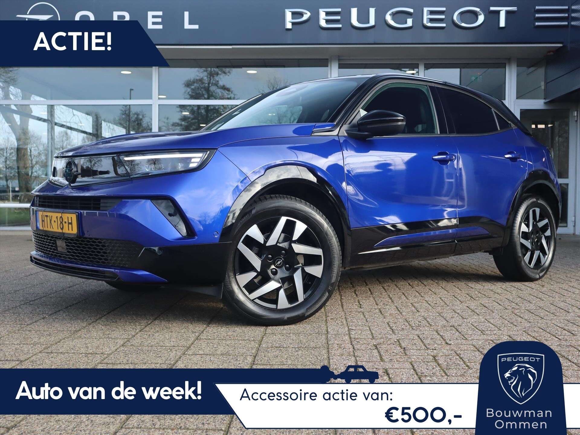 Opel Mokka *Auto van de Week* GS Turbo Hybrid 145pk eDCT Automaat, Rijklaarprijs, Navigatie Adaptieve cruise control Camera Stuurverwarming